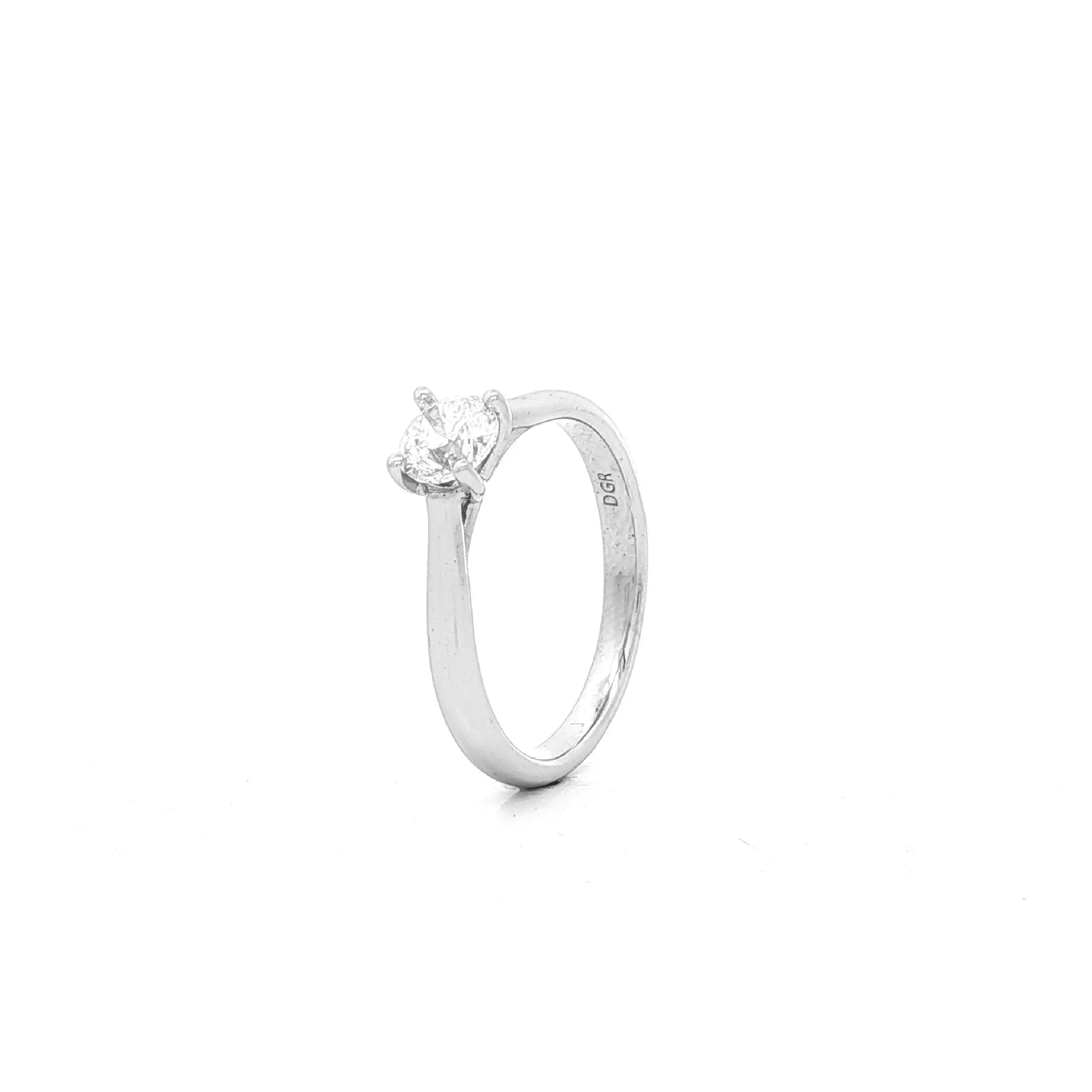 Solitärring Weißgold mit Brillant Solitärring Weißgold mit Brillant