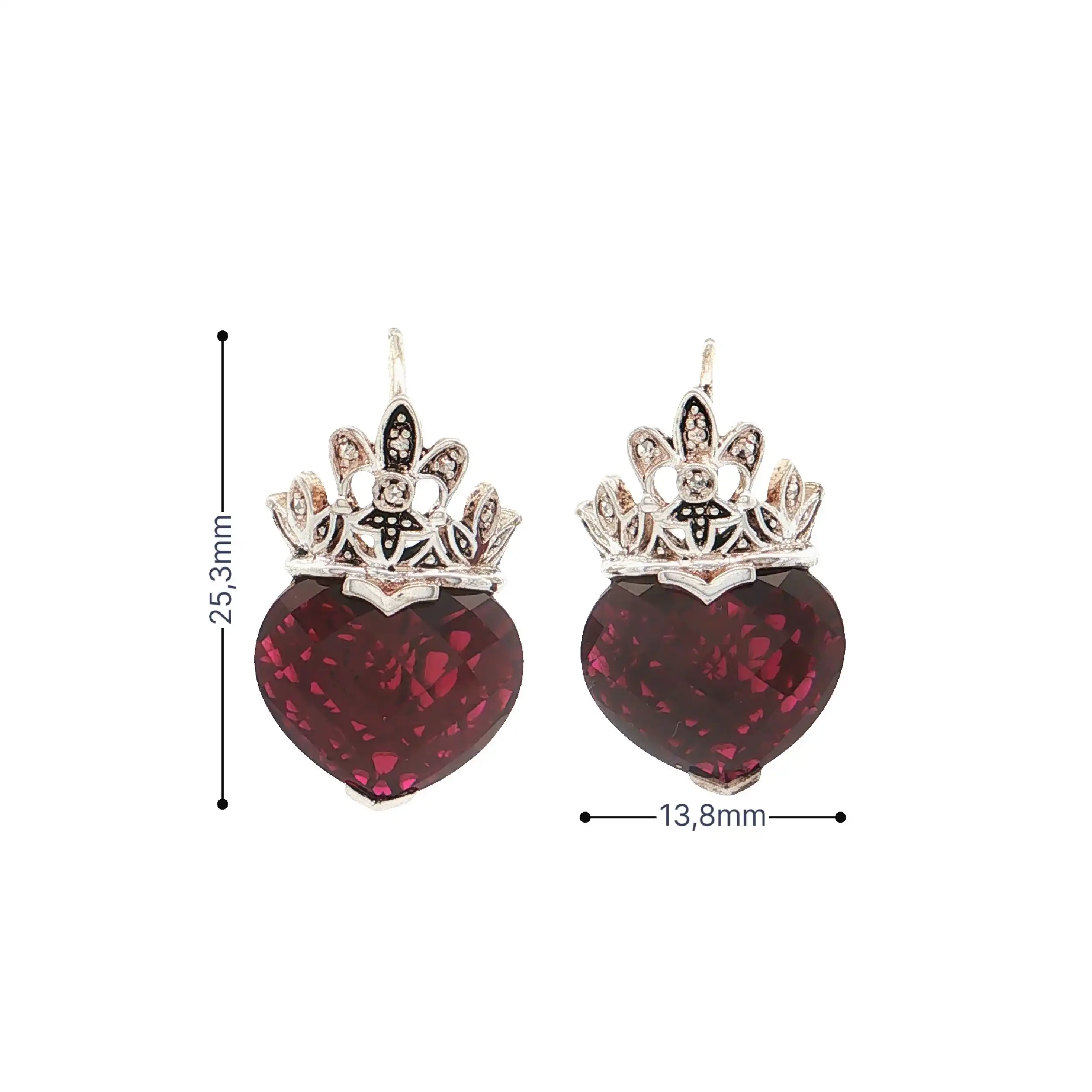 Ohrhänger Silber mit Herzen "Thomas Sabo" Ohrhänger Silber mit Herzen "Thomas Sabo"