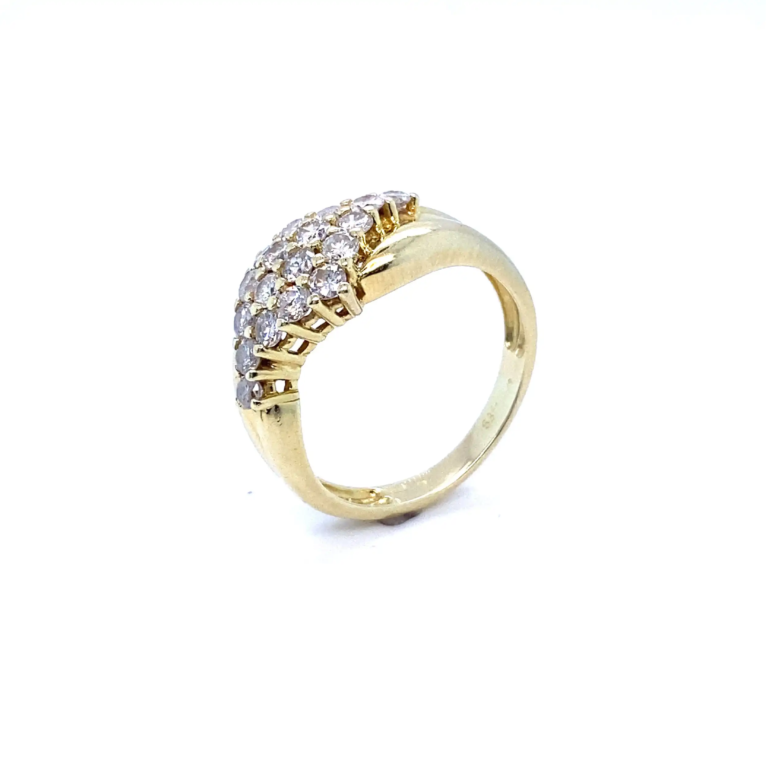 Ring Gelbgold mit Brillanten Ring Gelbgold mit Brillanten