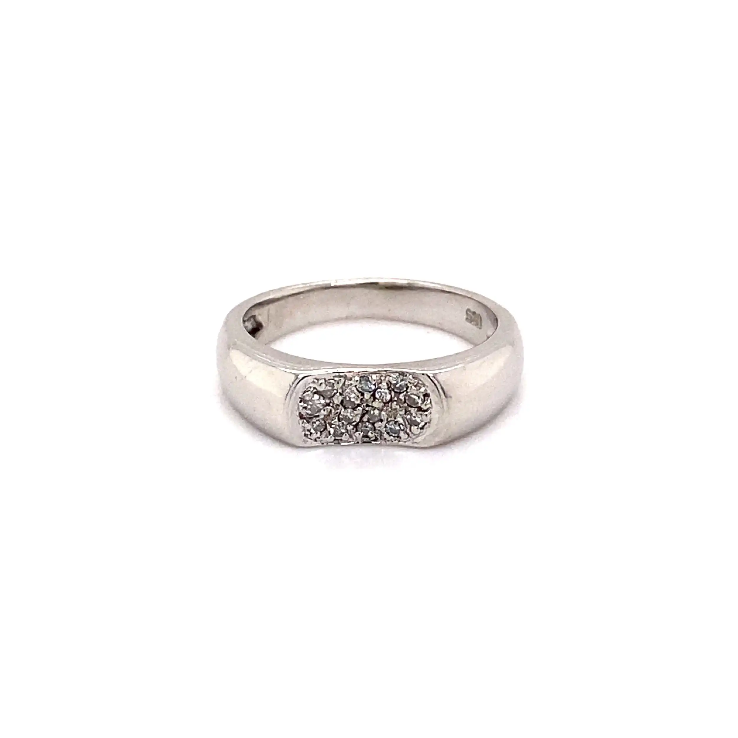 Ring Weißgold mit Diamanten Ring Weißgold mit Diamanten