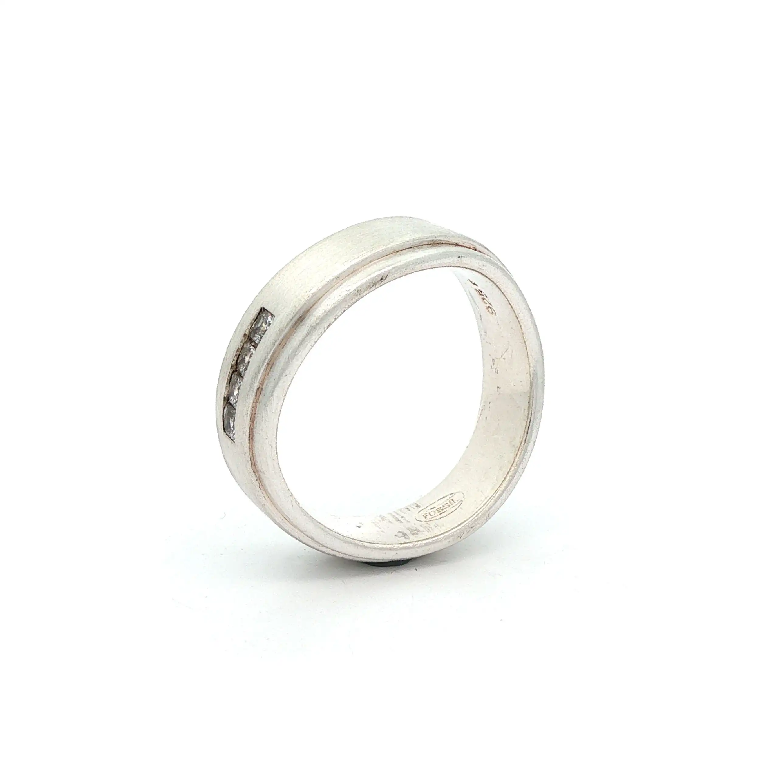 Ring Silber mit Zirkonia von Fossil