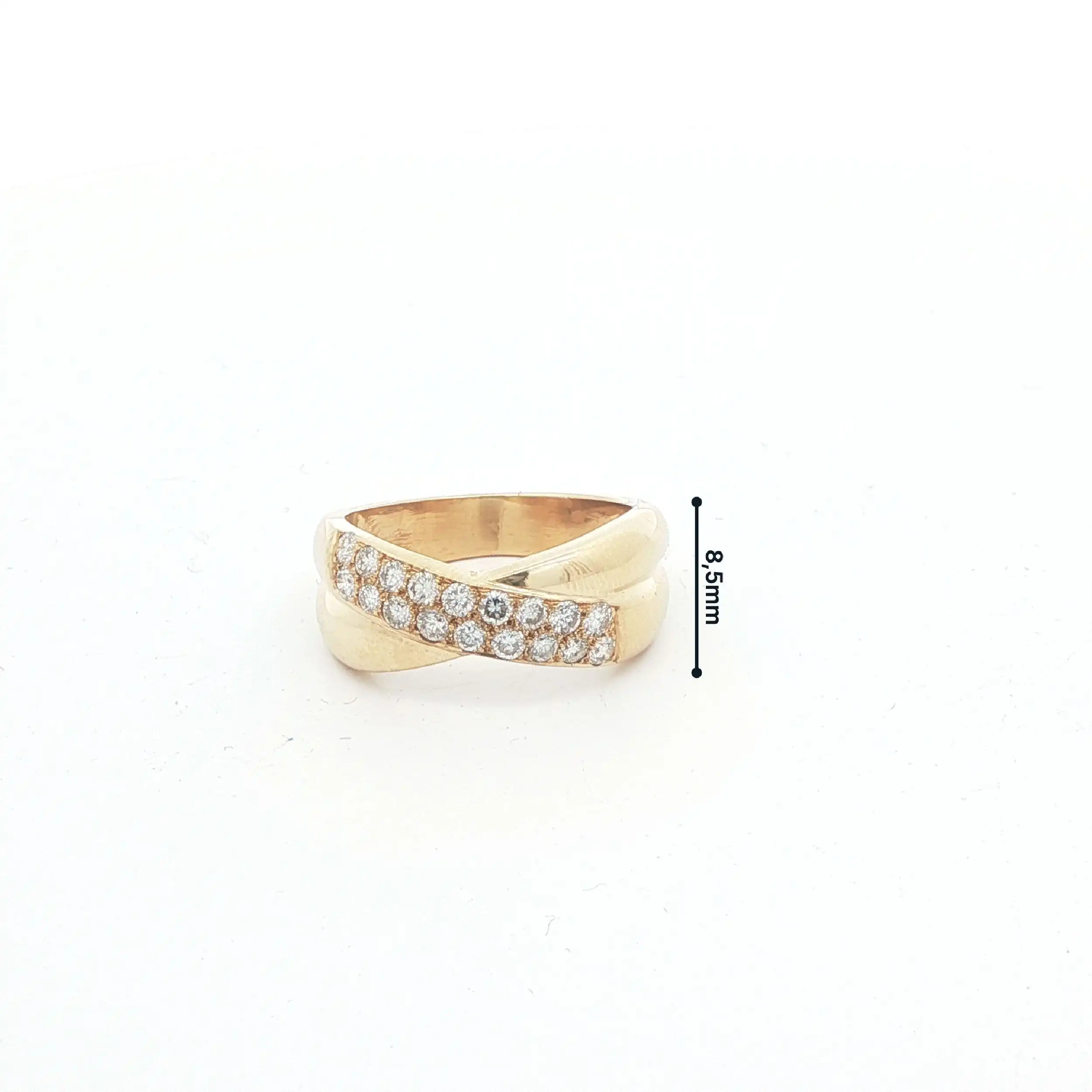 Ring Gelbgold mit Brillanten