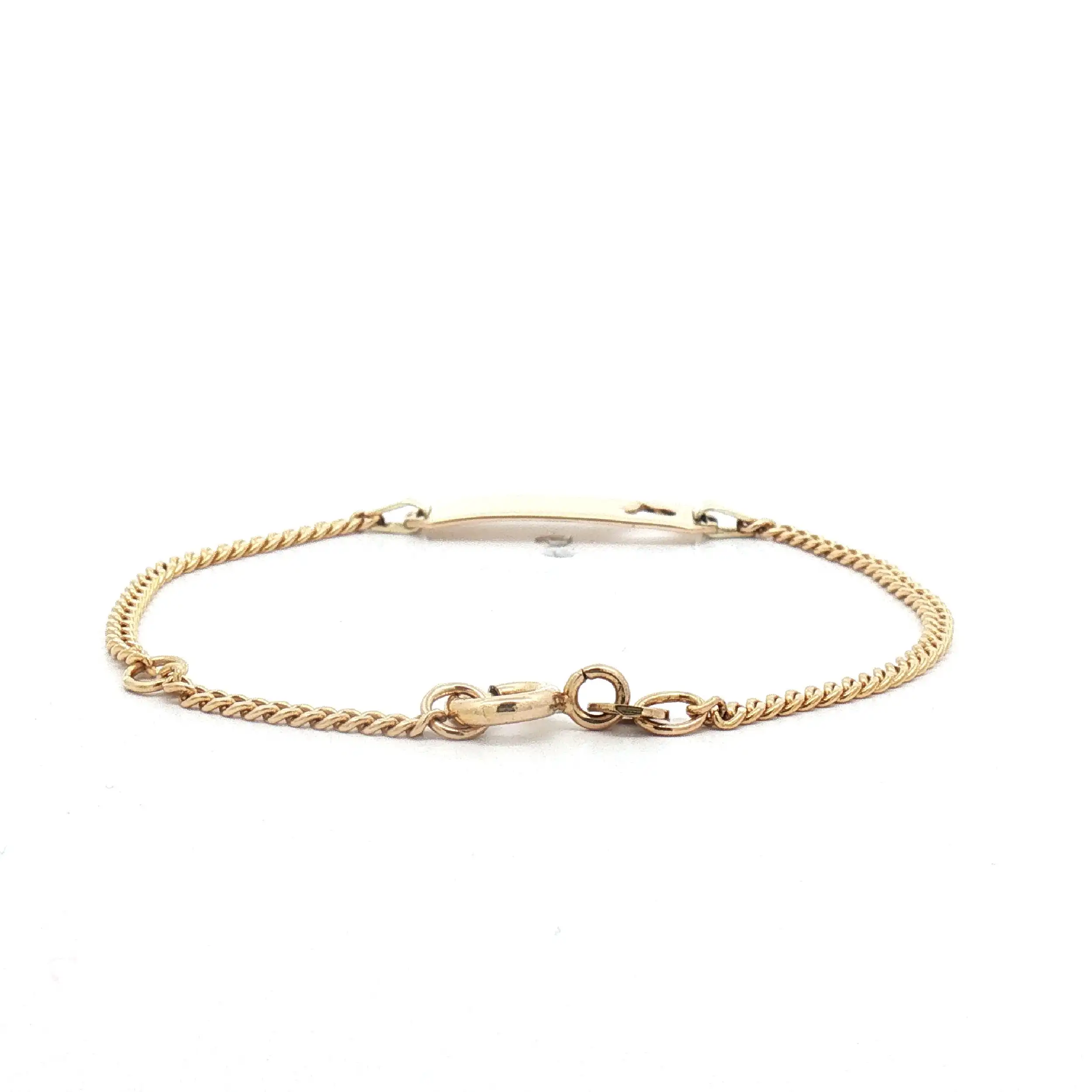 ID-Armband Gelbgold mit Herz ID-Armband Gelbgold mit Herz