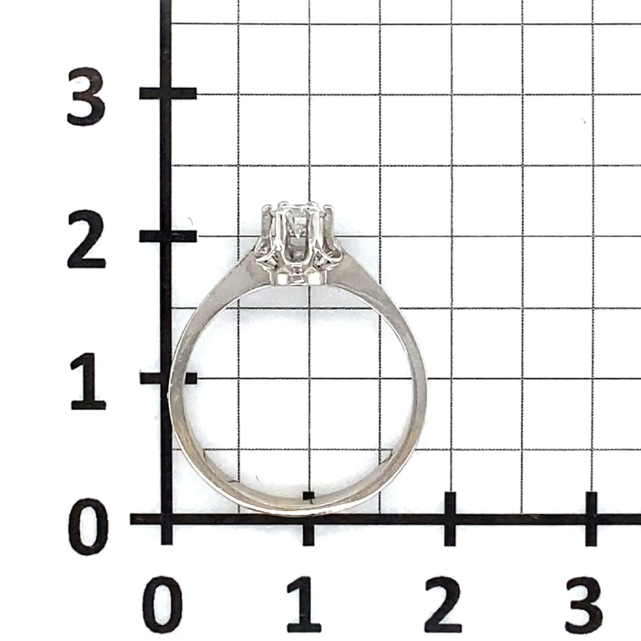 Ring Weißgold mit Solitär Brillant Ring Weißgold mit Solitär Brillant