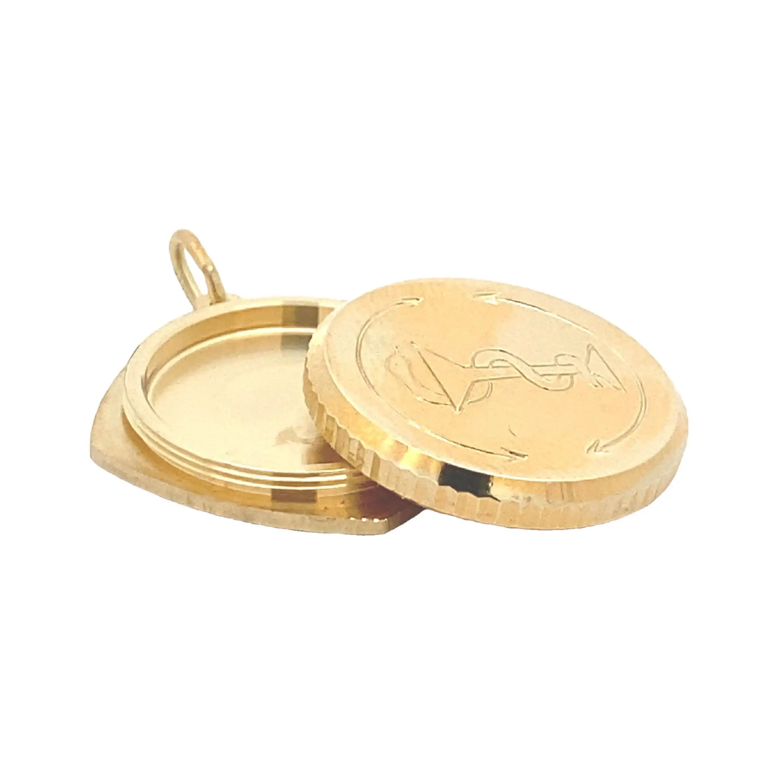 Anhänger Gelbgold SOS Anhänger Gelbgold SOS