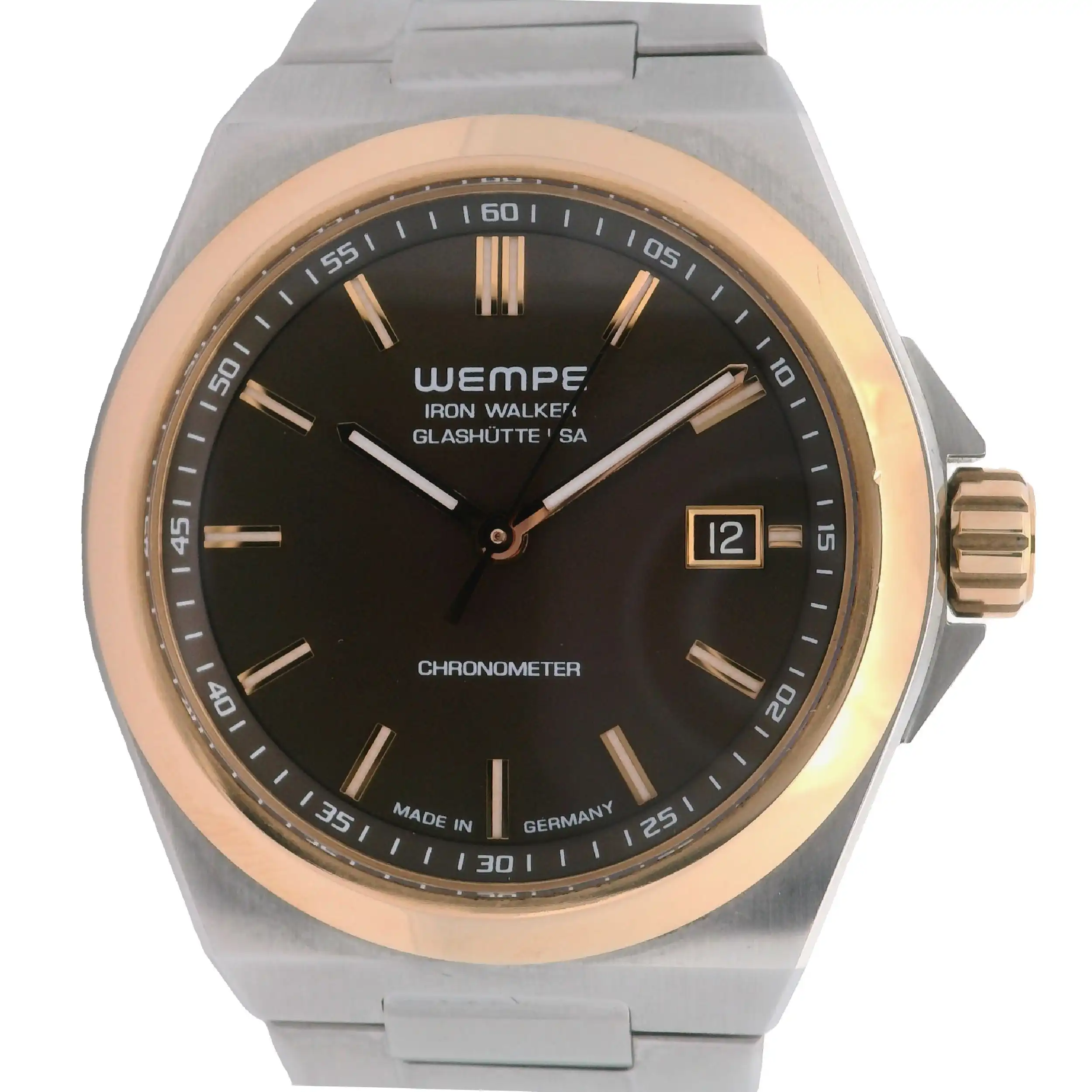 Herrenuhr Wempe Iron Walker Automatik Stahl/Roségold Herrenuhr Wempe Iron Walker Automatik Stahl/Roségold