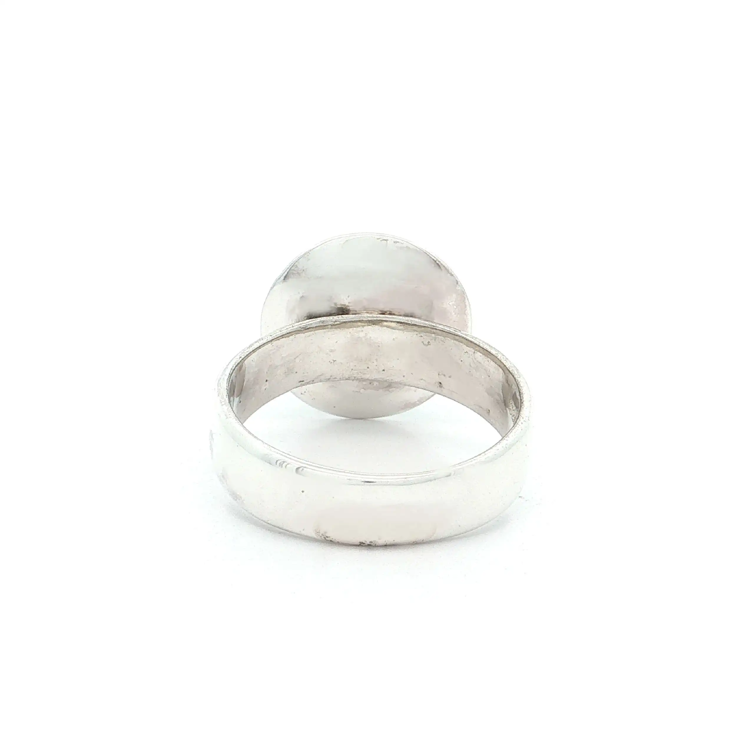 Ring Silber mit Aquamarin Cabochon Ring Silber mit Aquamarin Cabochon