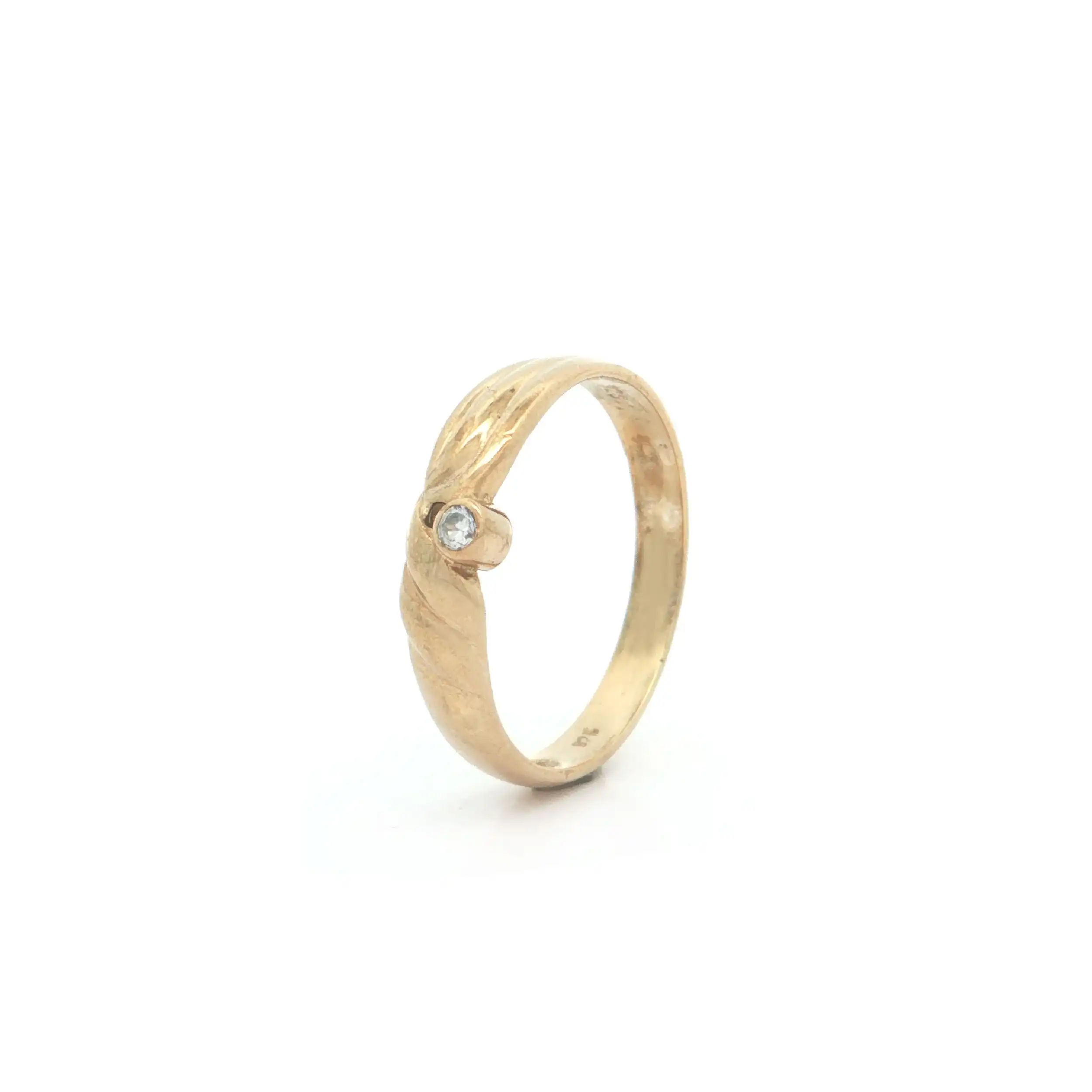 Ring Silber vergoldet mit Zirkonia