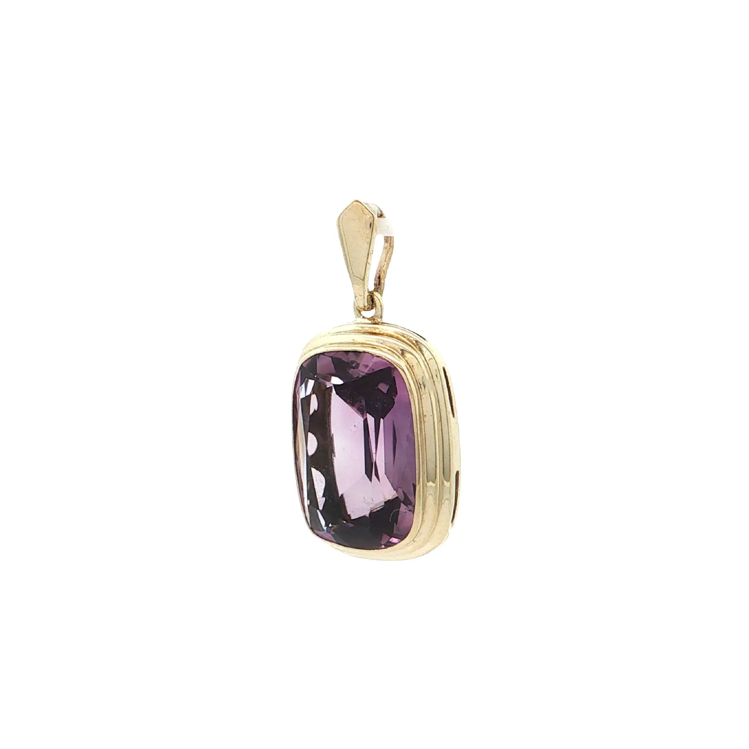 Anhänger Gelbgold mit Amethyst Anhänger Gelbgold mit Amethyst
