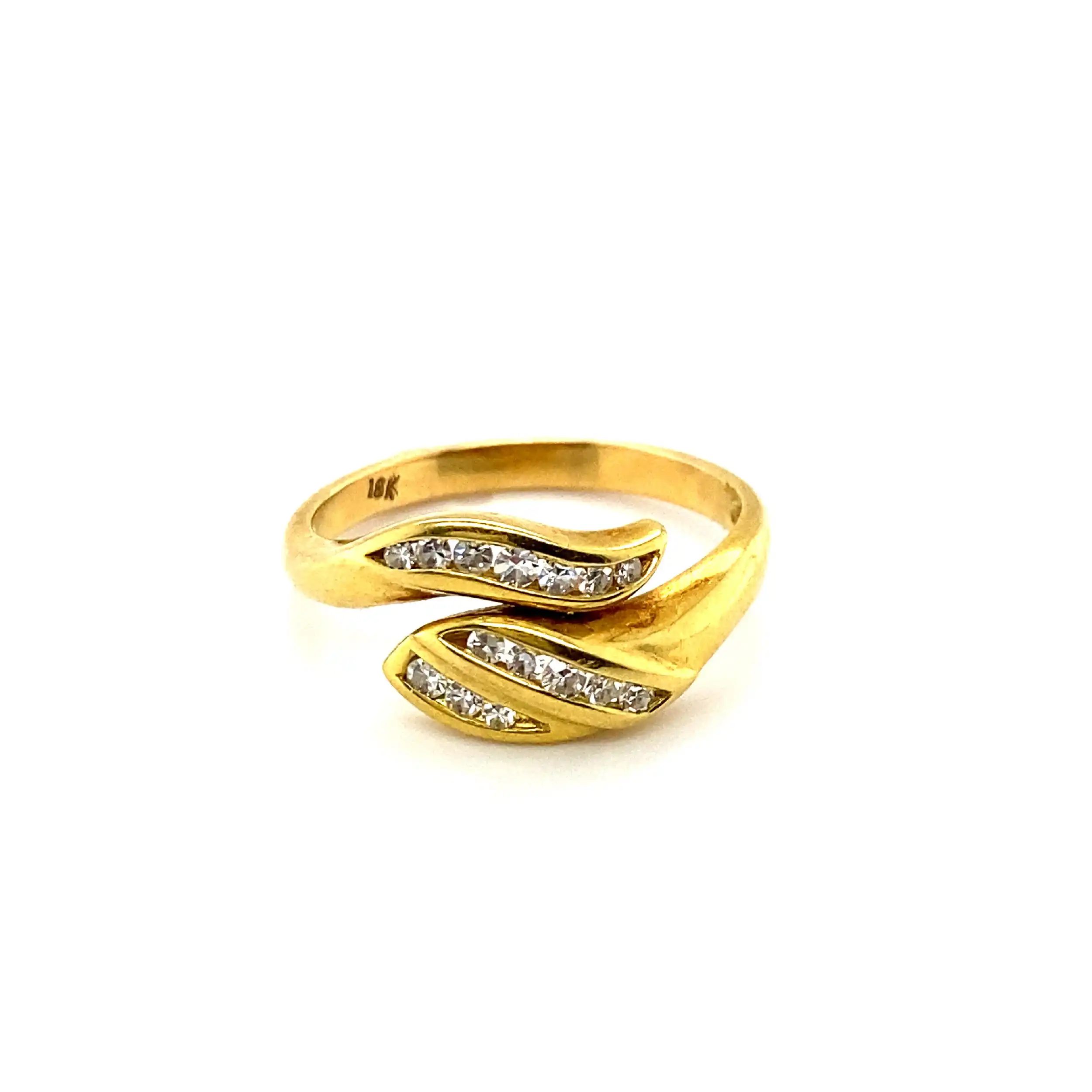 Ring Gelbgold mit Diamanten Ring Gelbgold mit Diamanten