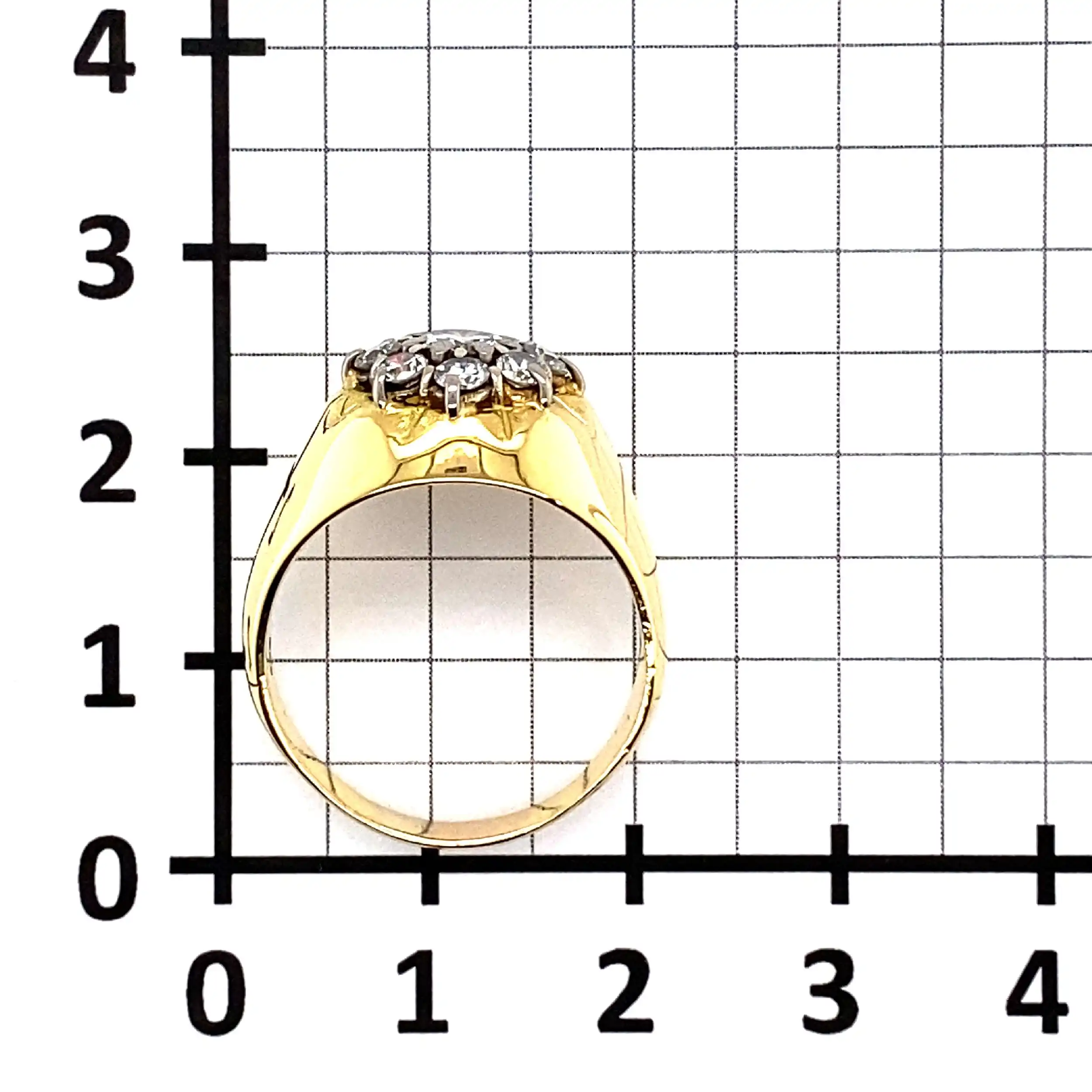Ring Gelbgold mit Brillanten