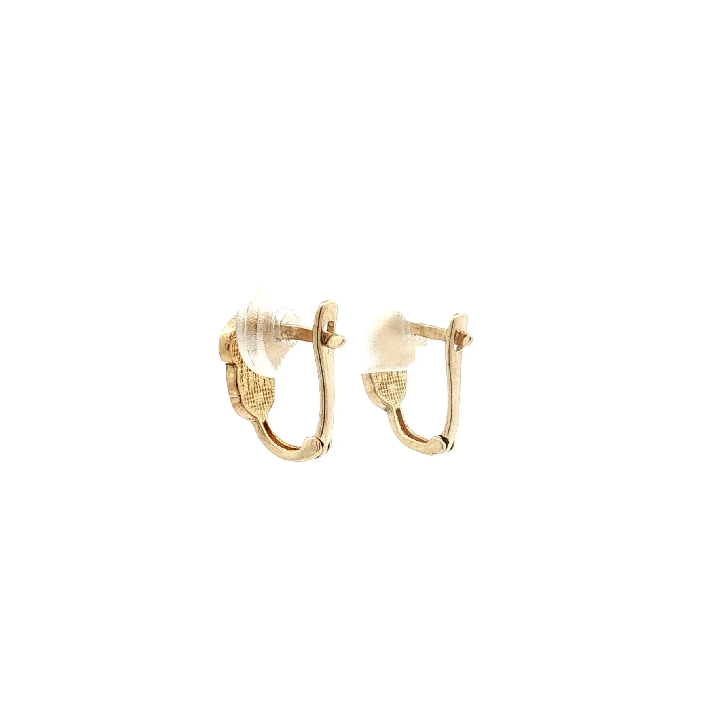 Kinderohrringe Gelbgold mit Emaille "Minnie Mouse"