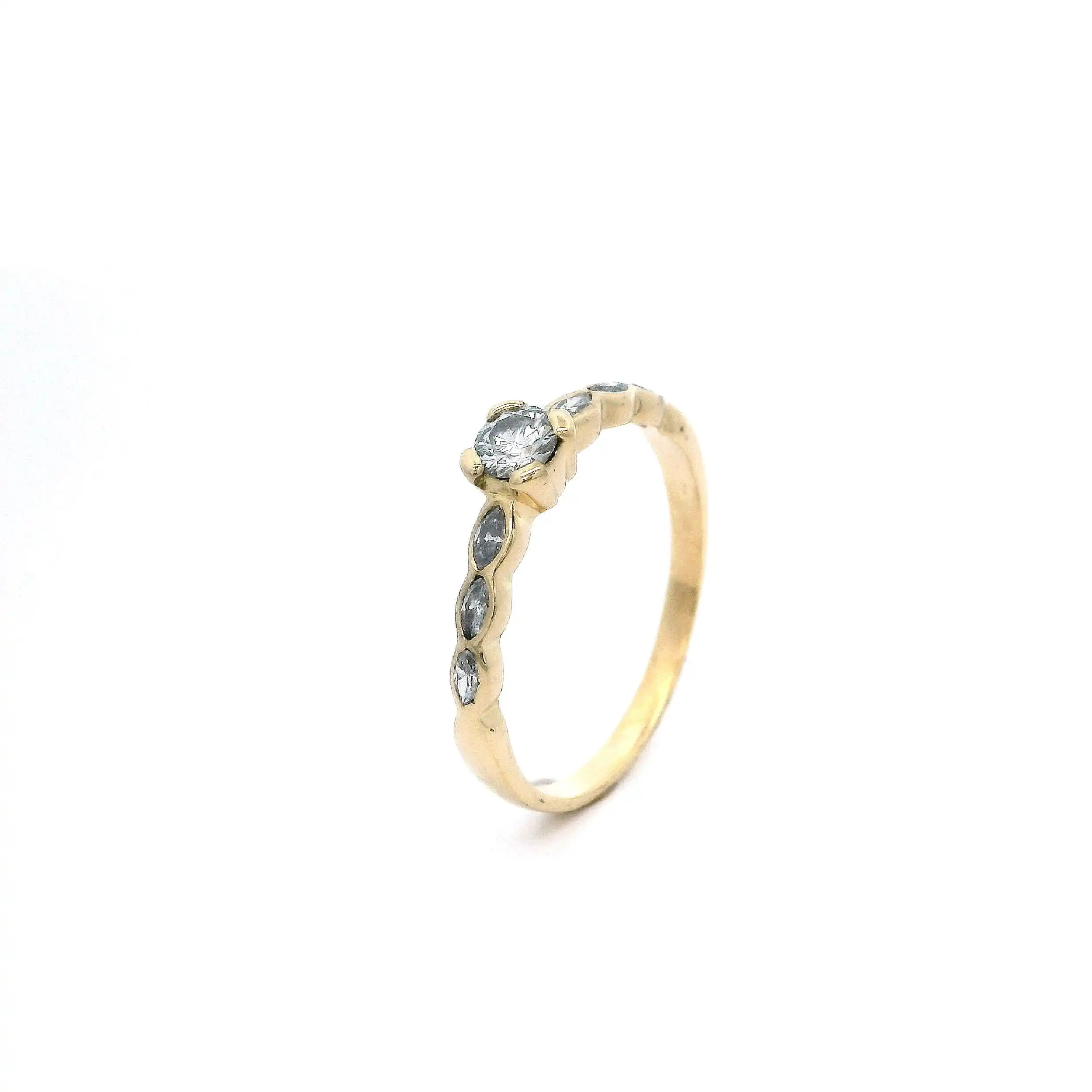 Ring Gelbgold Wempe mit Brillanten und Diamanten Ring Gelbgold Wempe mit Brillanten und Diamanten