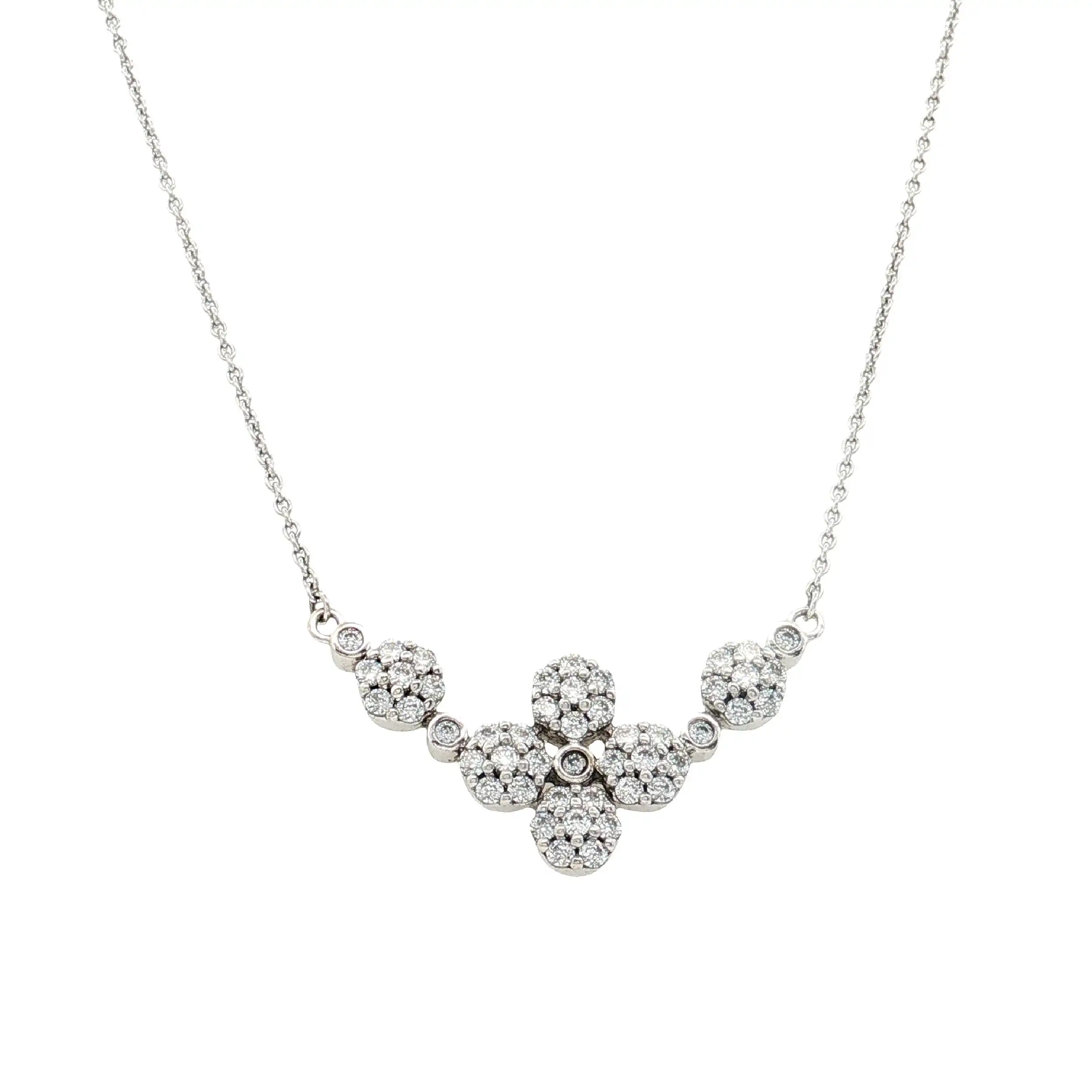 Collier Silber Jette mit Zirkonia Collier Silber Jette mit Zirkonia