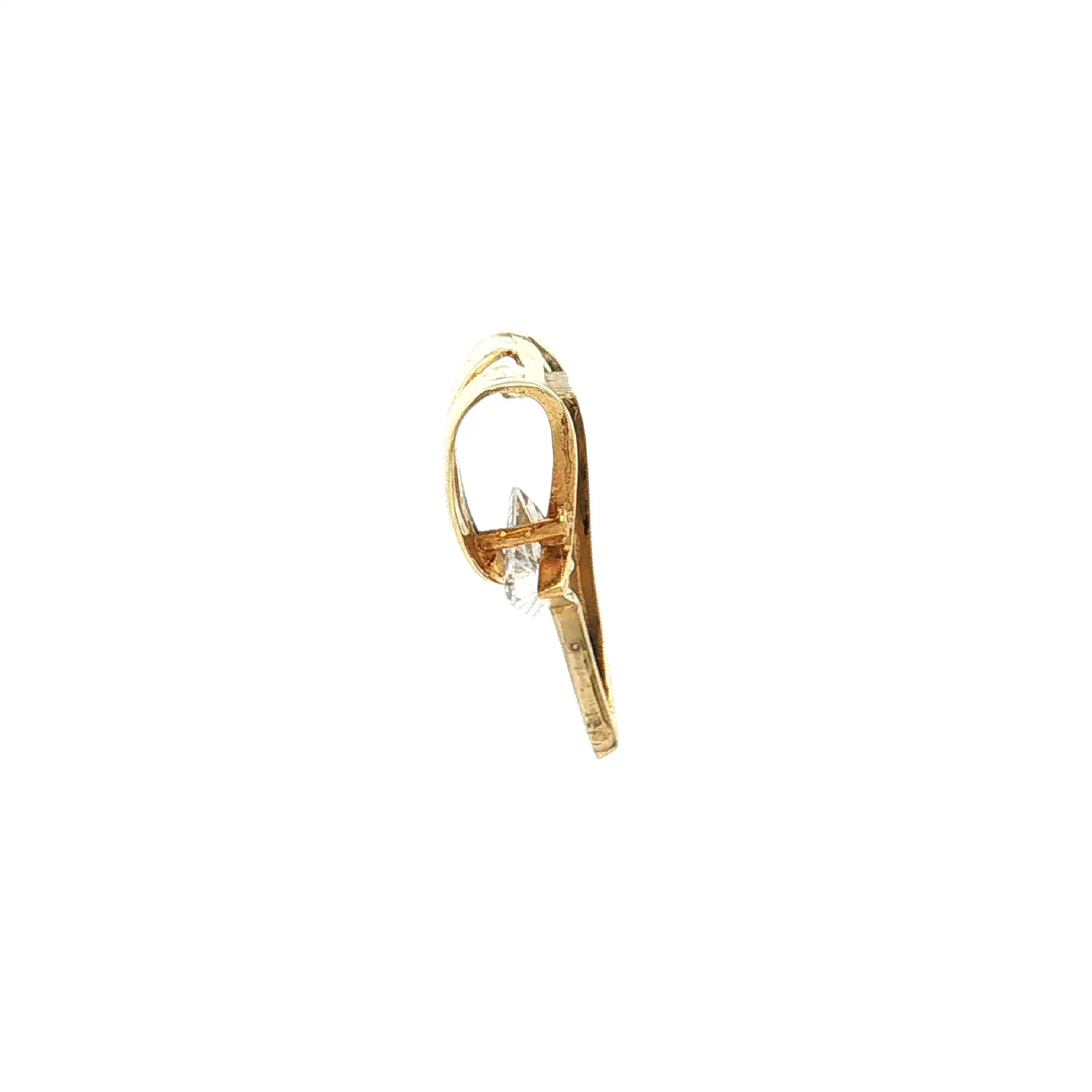 Anhänger Gelbgold mit Zirkonia Anhänger Gelbgold mit Zirkonia