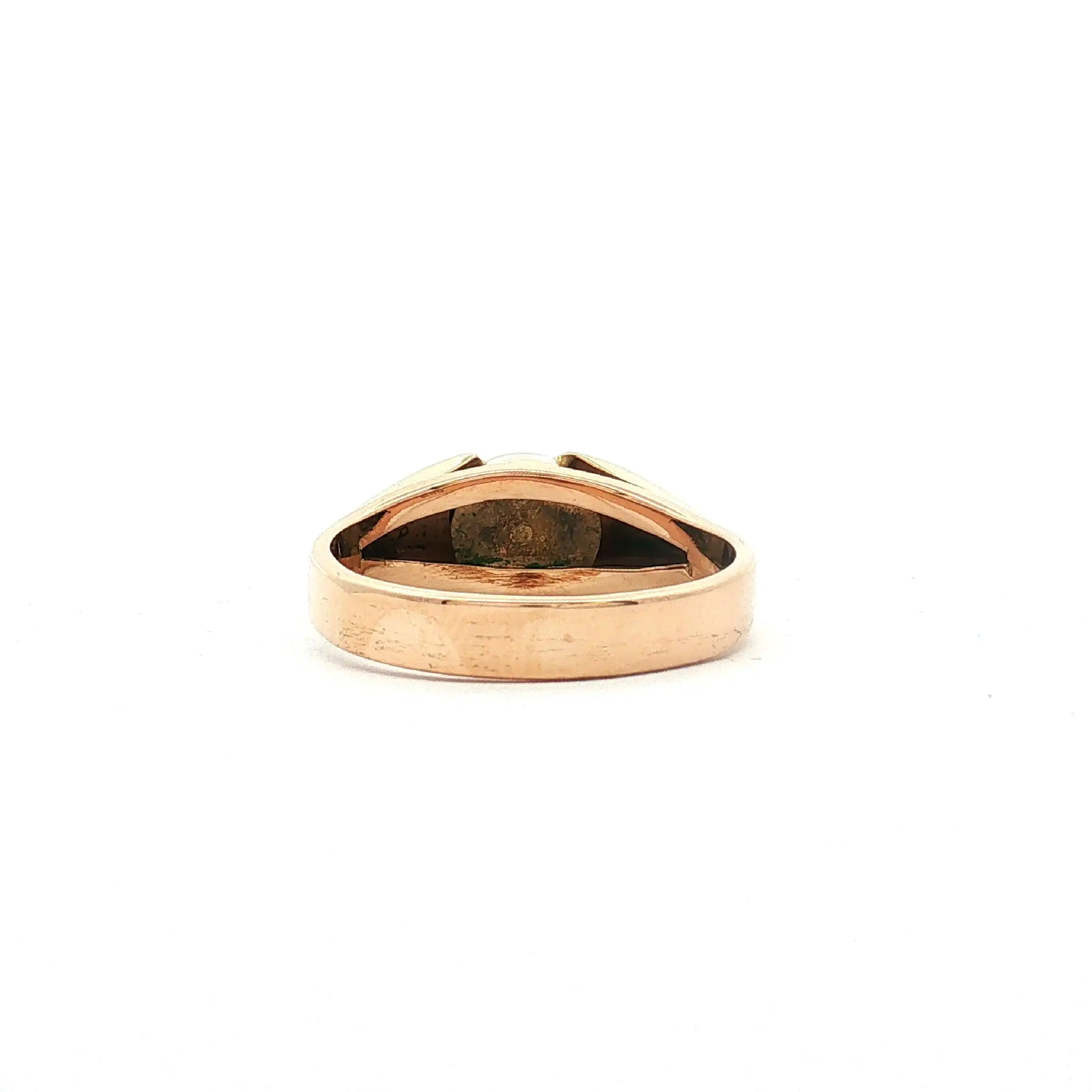 Ring Gelbgold mit Perle