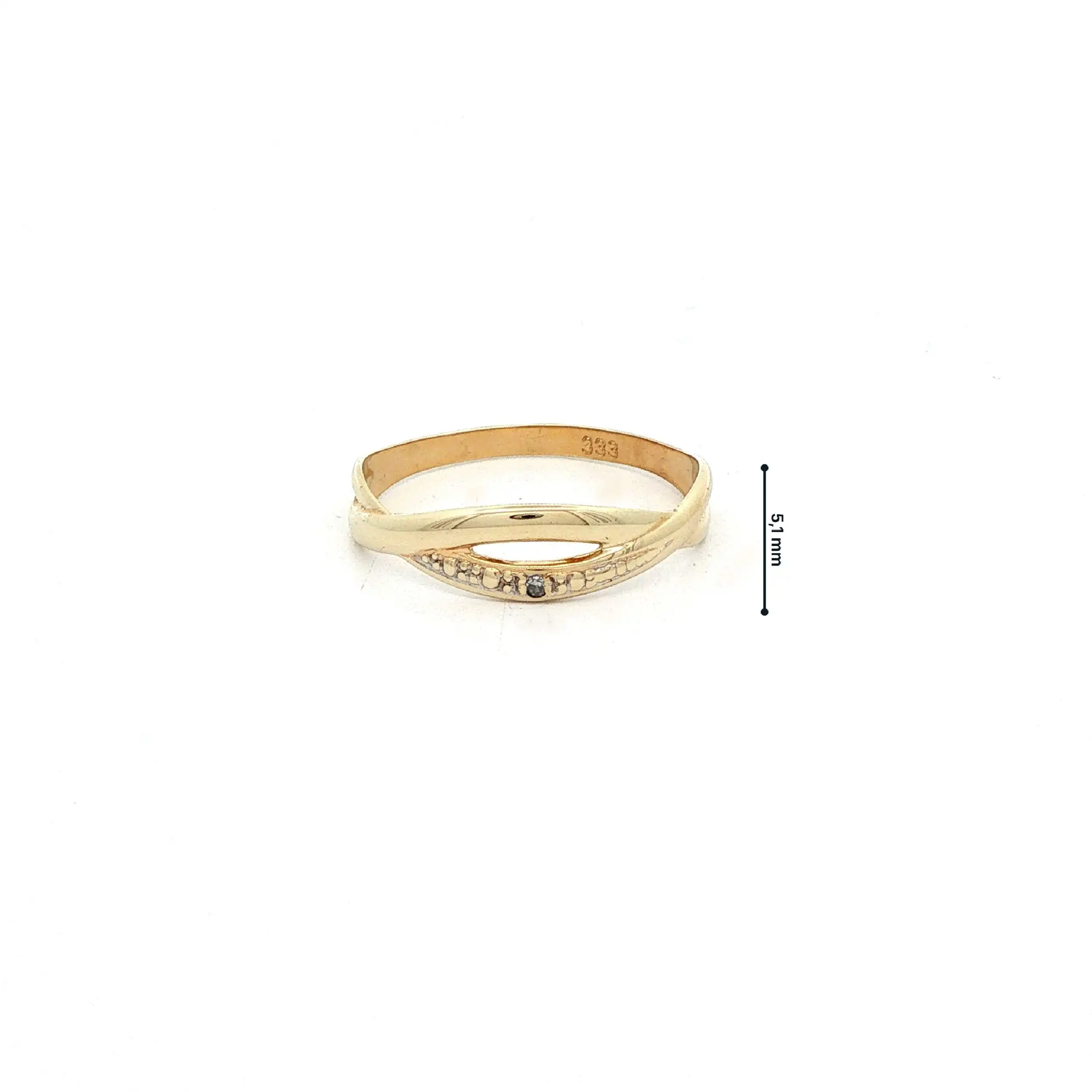 Ring Gelbgold mit Diamant Ring Gelbgold mit Diamant