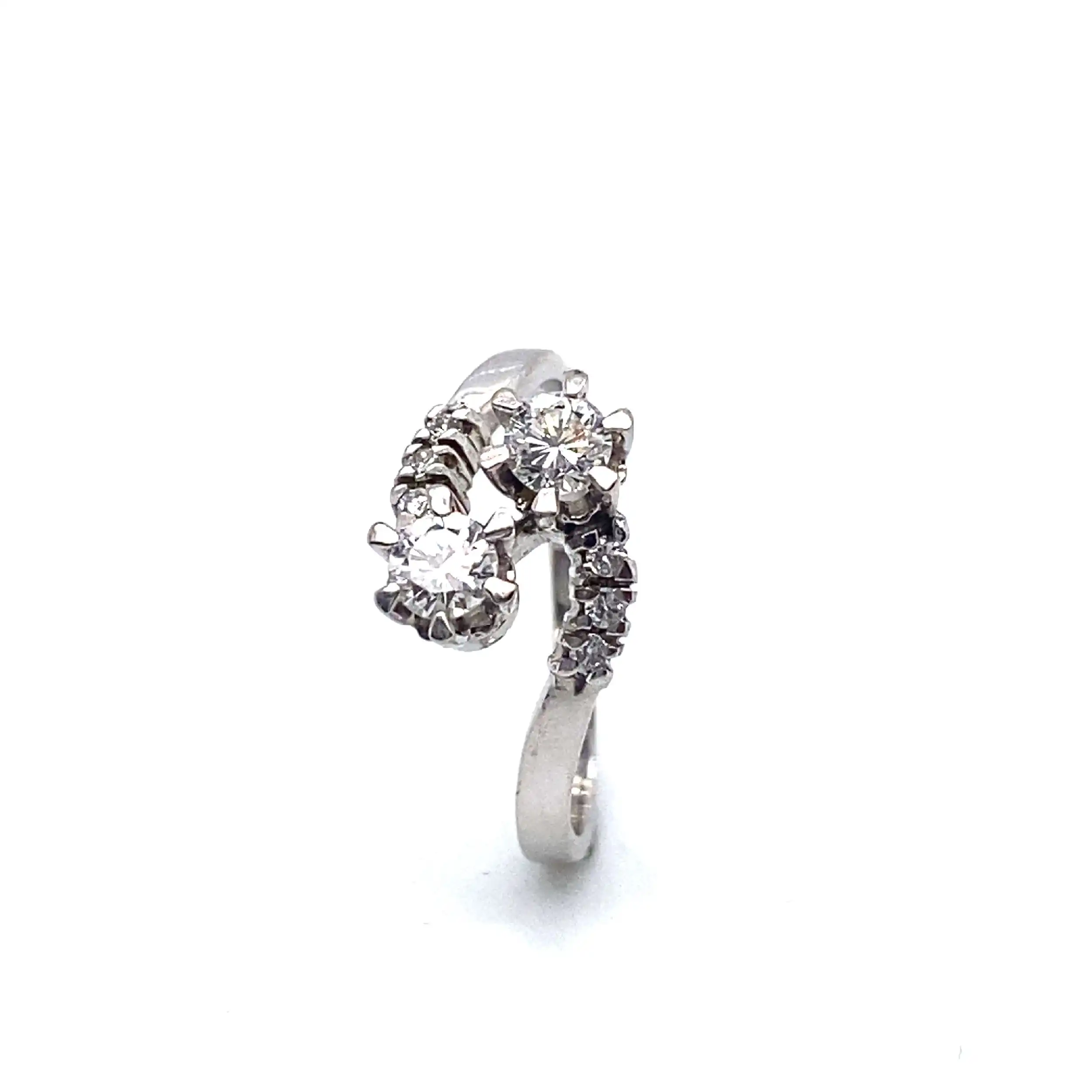 Ring Weißgold mit Brillanten Ring Weißgold mit Brillanten