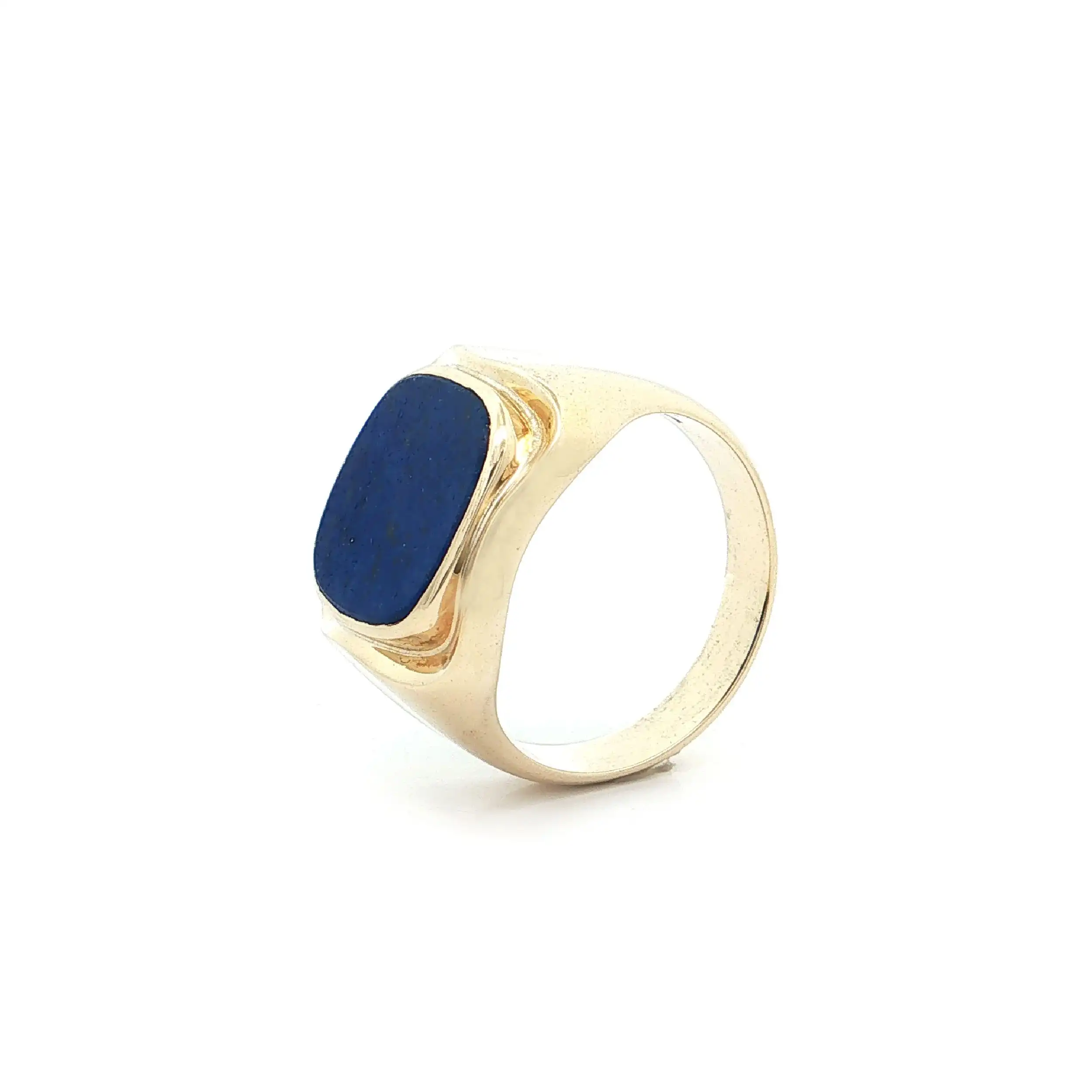 Ring Gelbgold mit Lapislazuli