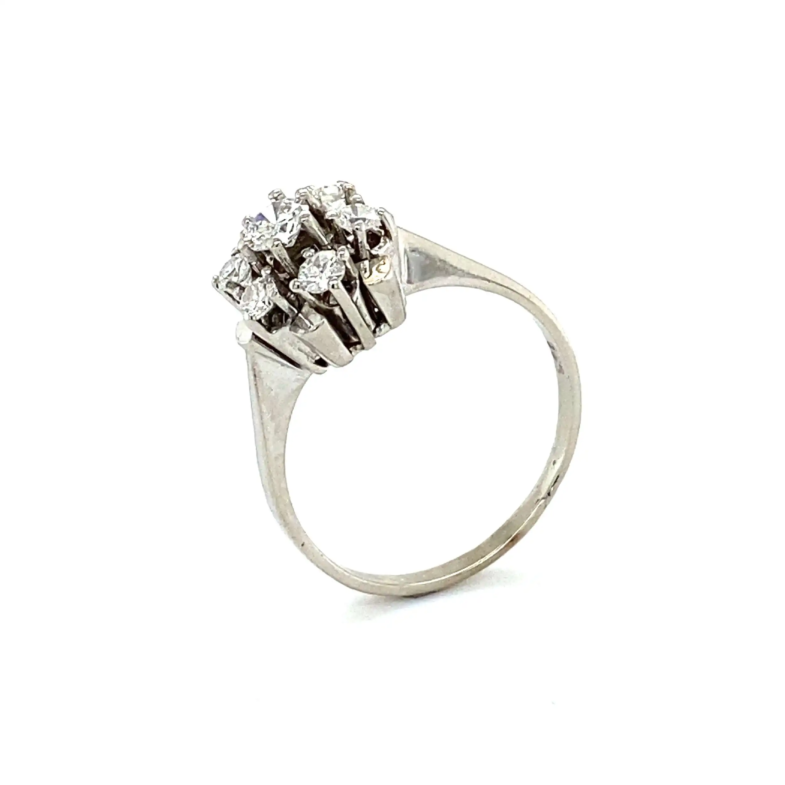 Ring Weißgold mit Brillanten Ring Weißgold mit Brillanten