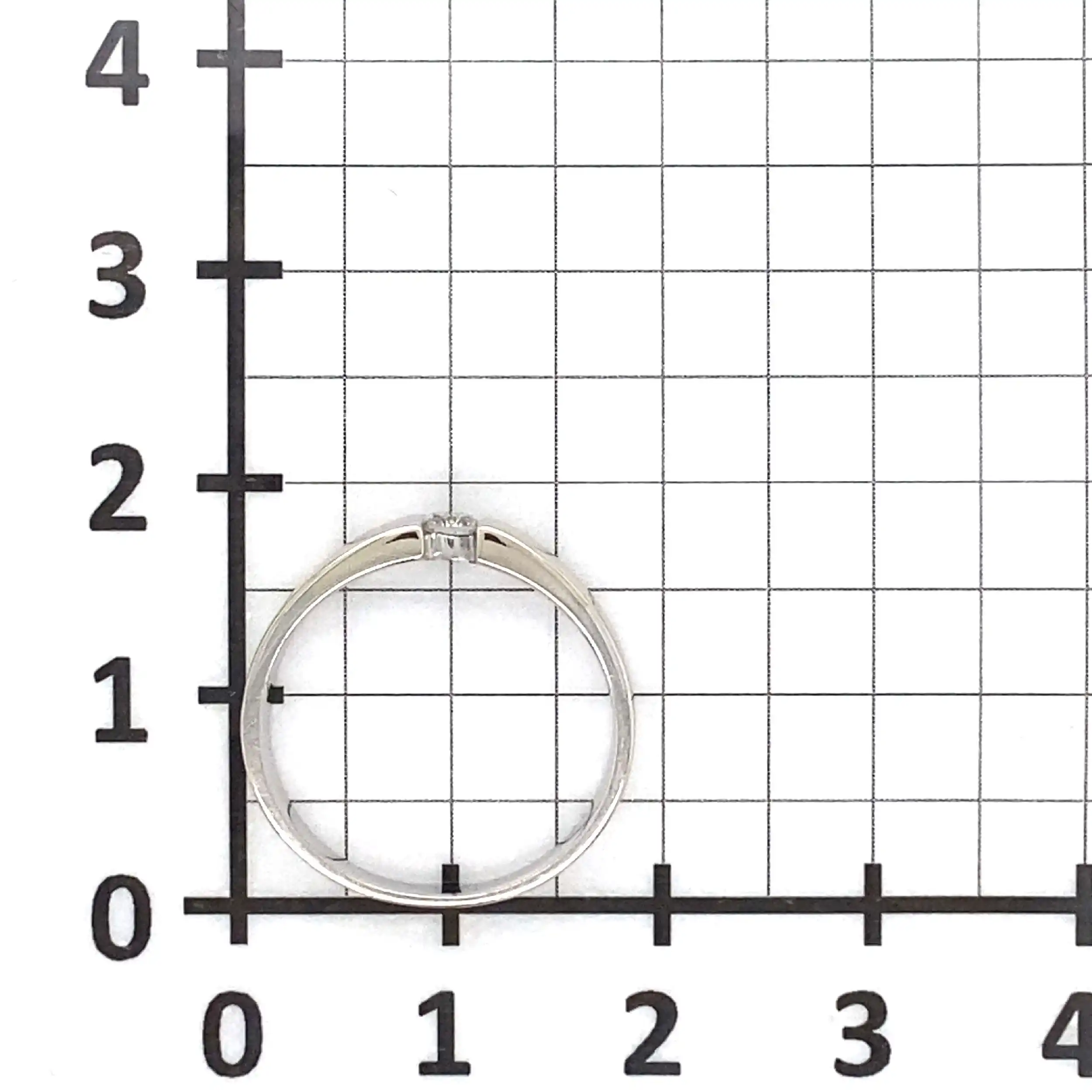 Ring Weißgold mit Brillant Ring Weißgold mit Brillant