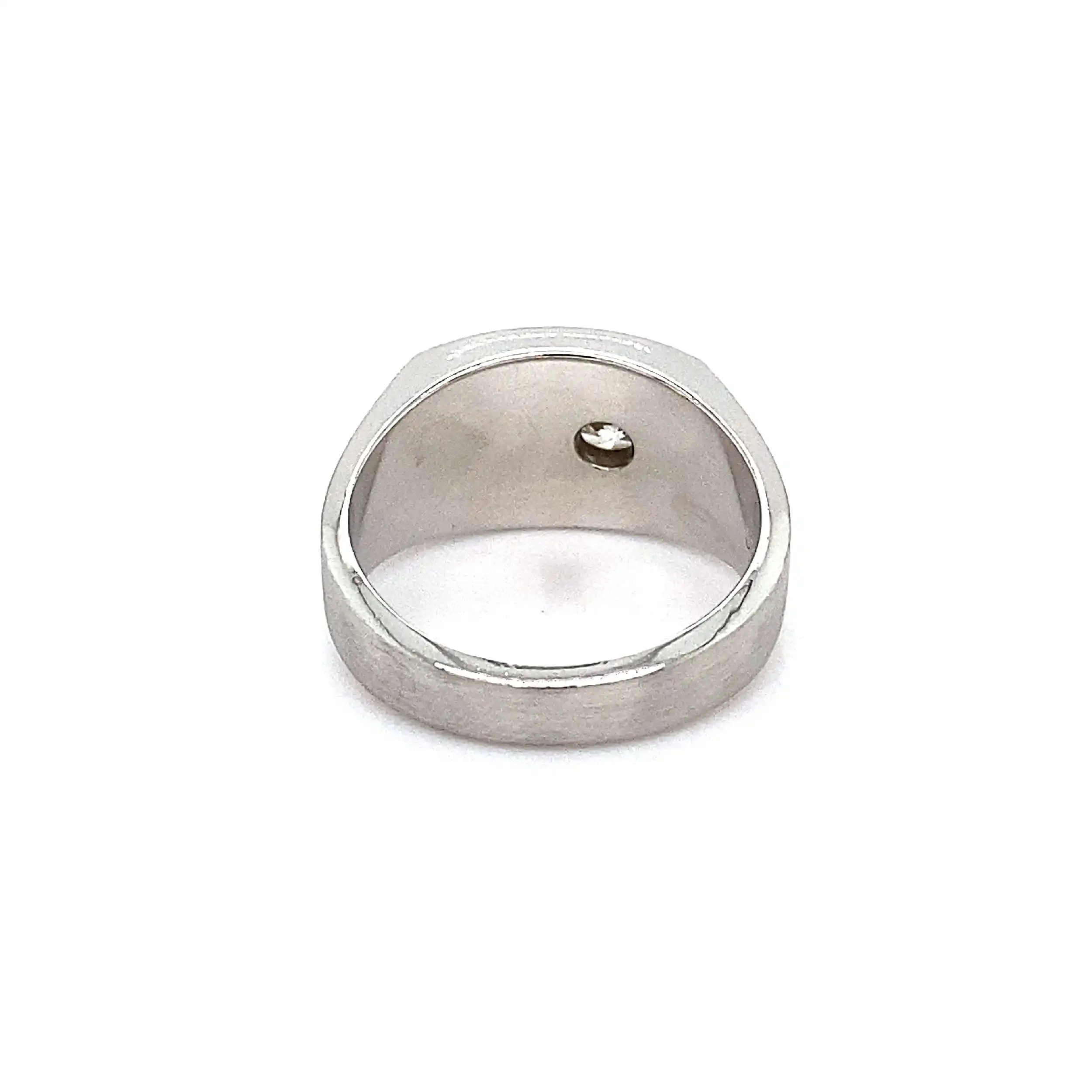 Ring Weißgold mit Brillant Ring Weißgold mit Brillant