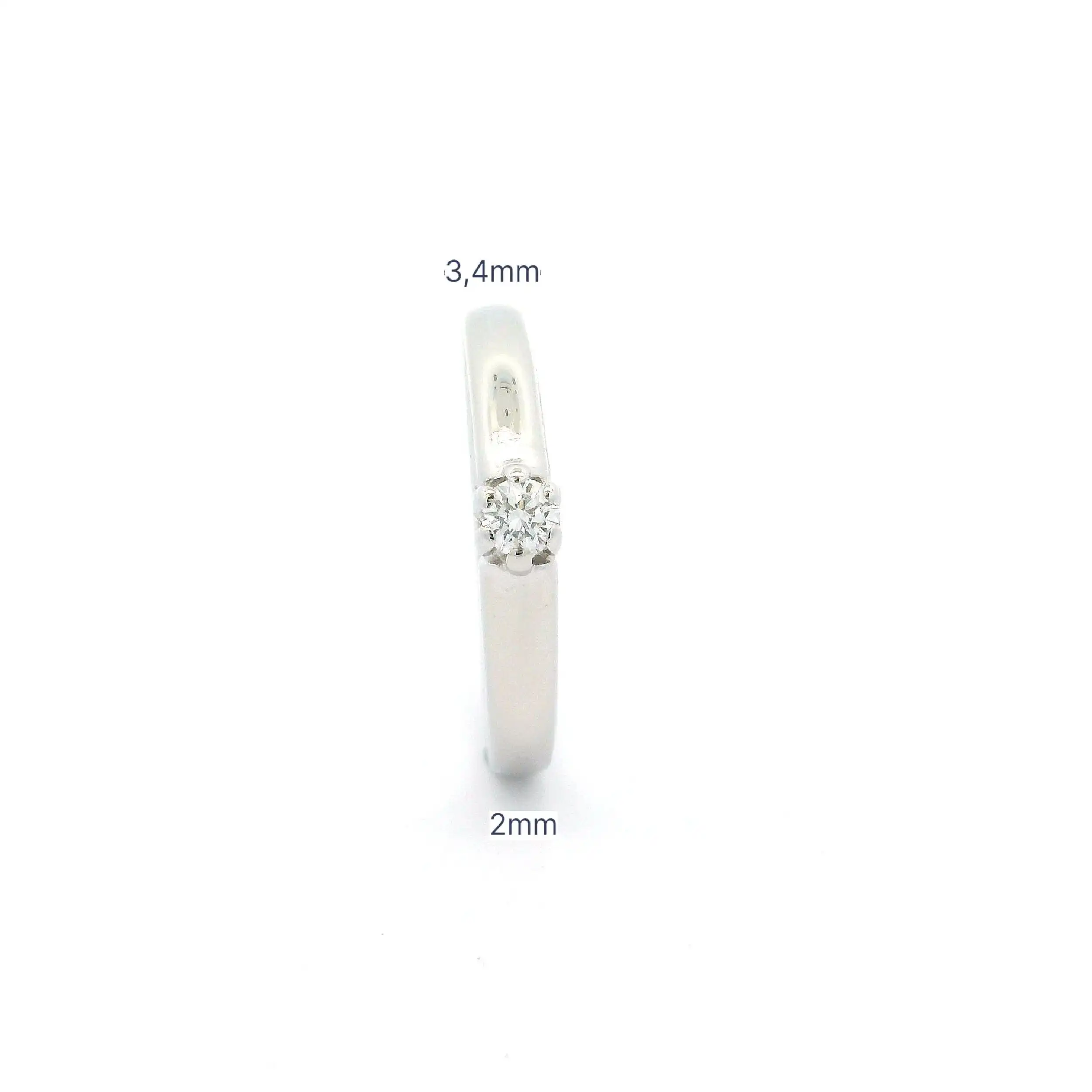 Ring Weißgold mit Brillant