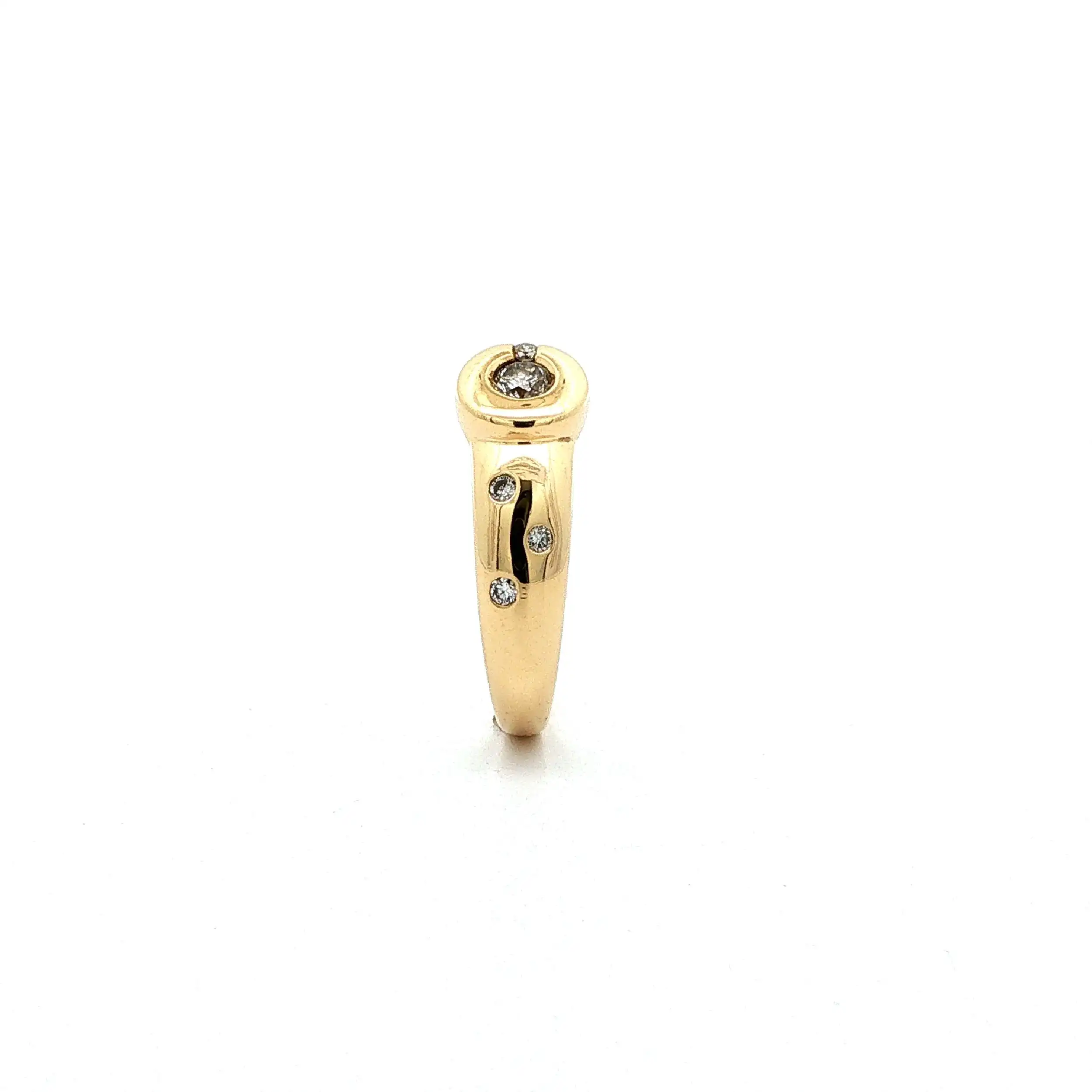 Ring Gelbgold mit Brillanten