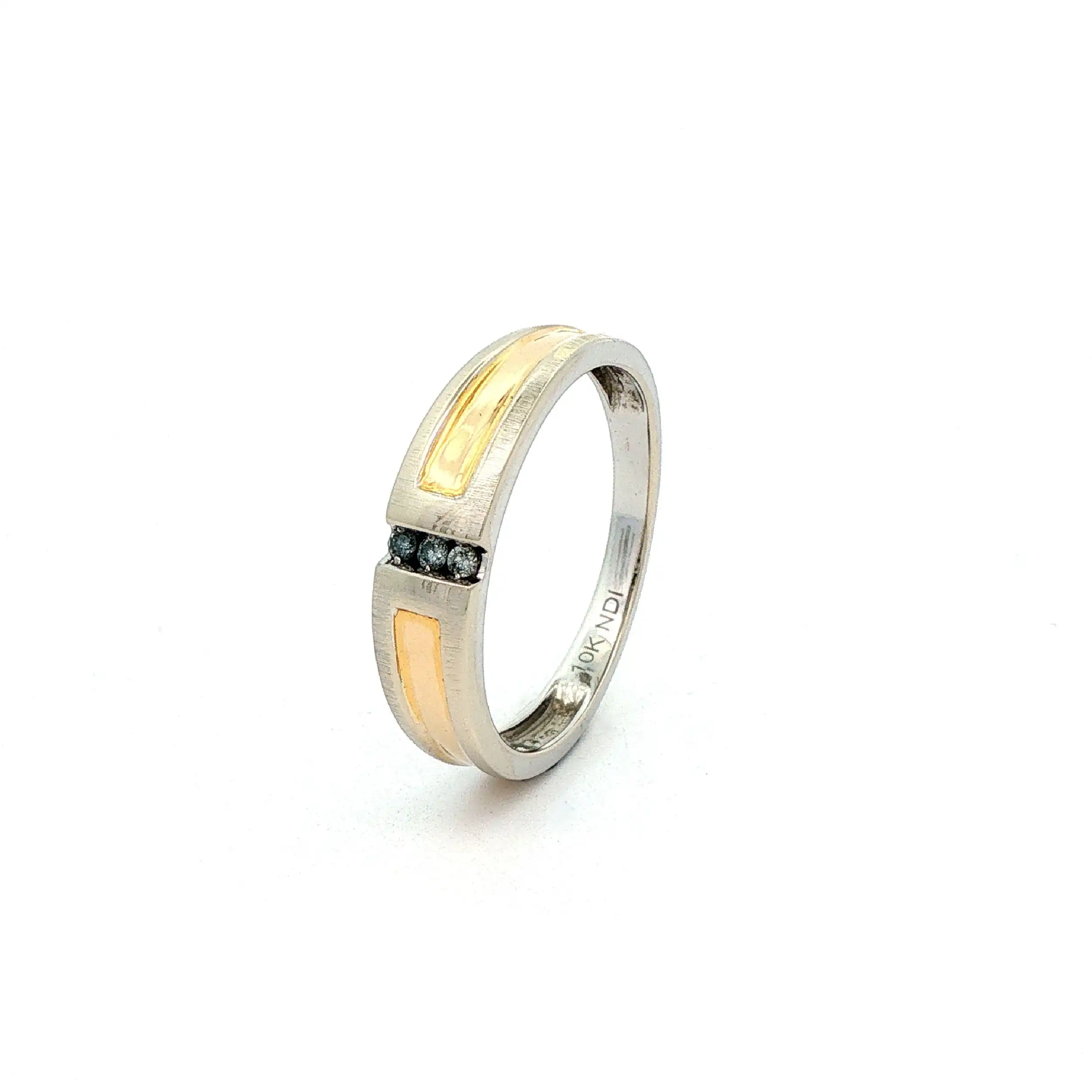 Ring Bicolor mit Brillanten