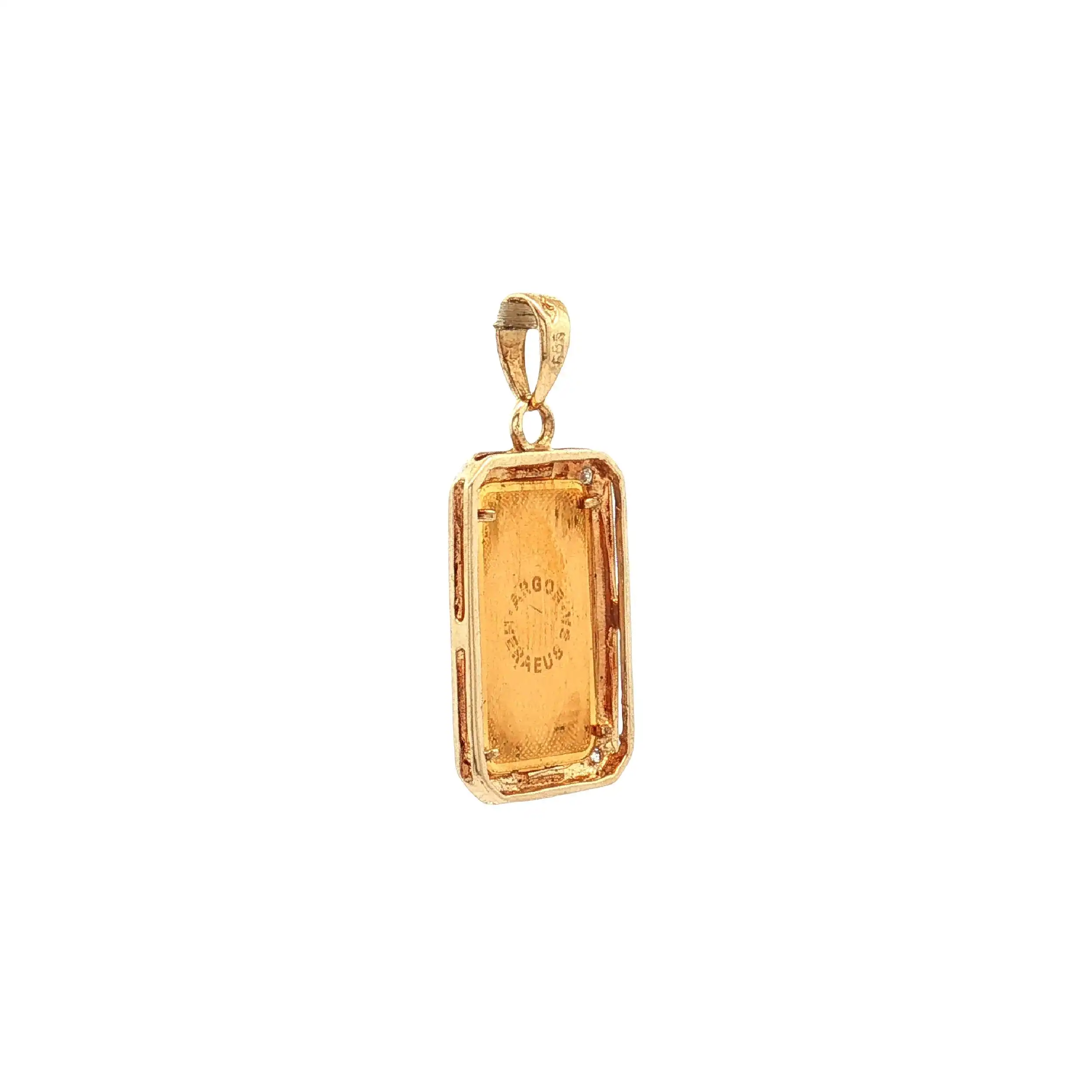 Anhänger Gelbgold mit Barren