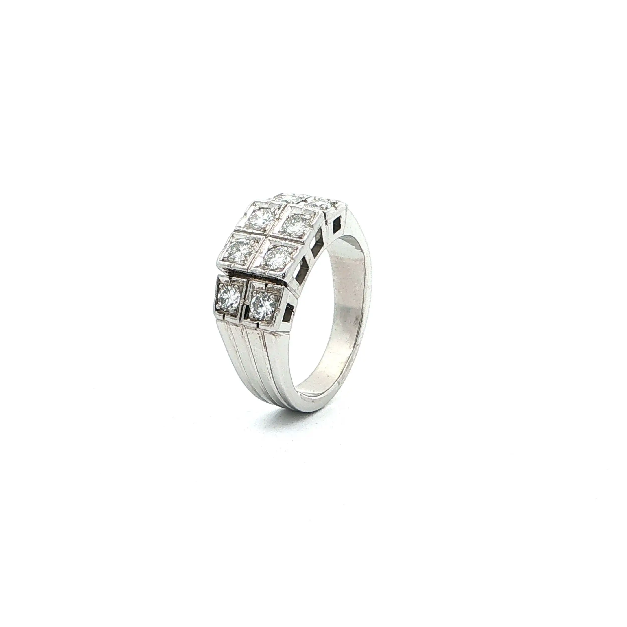 Ring Weißgold mit Brillanten Ring Weißgold mit Brillanten