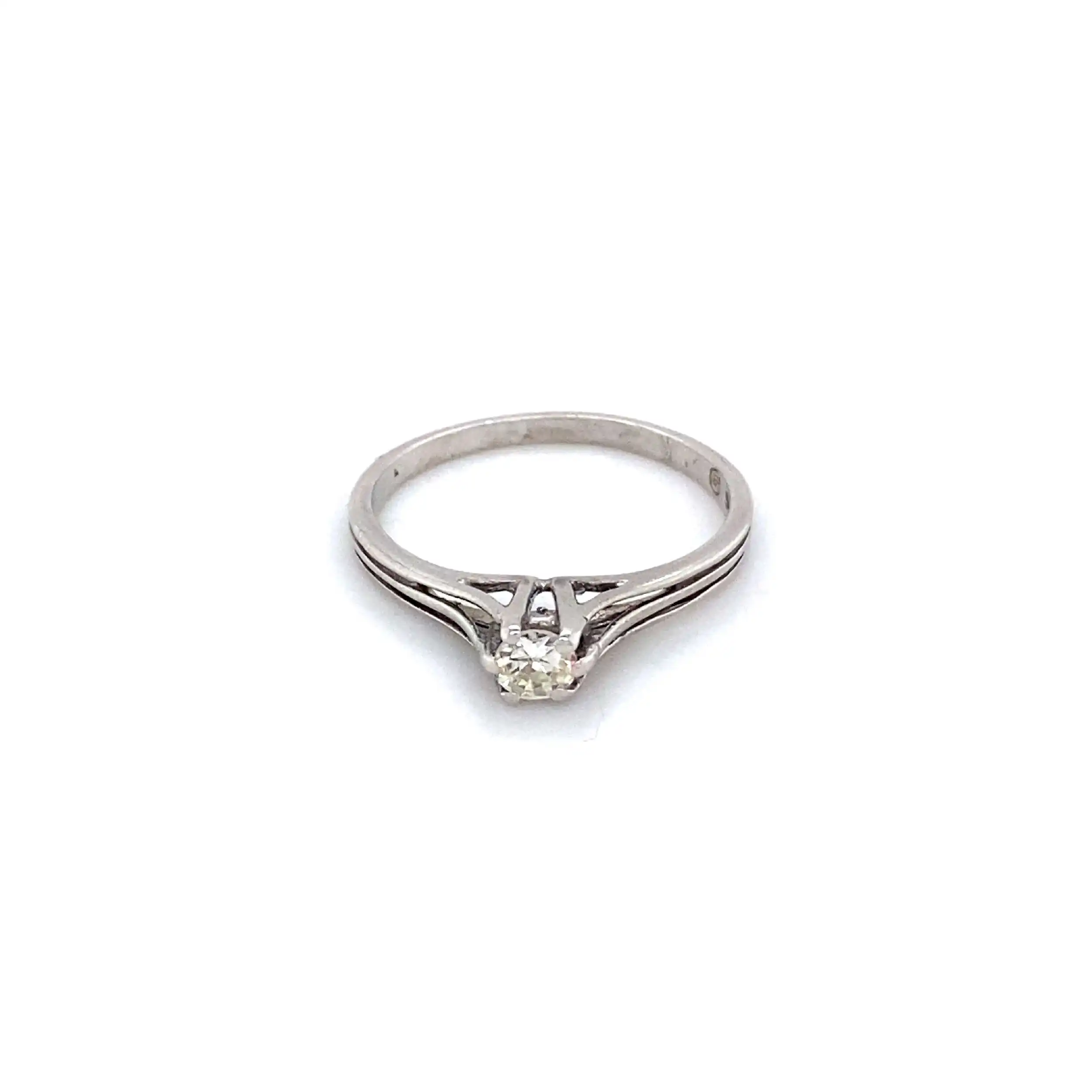 Ring Weißgold mit Brillant