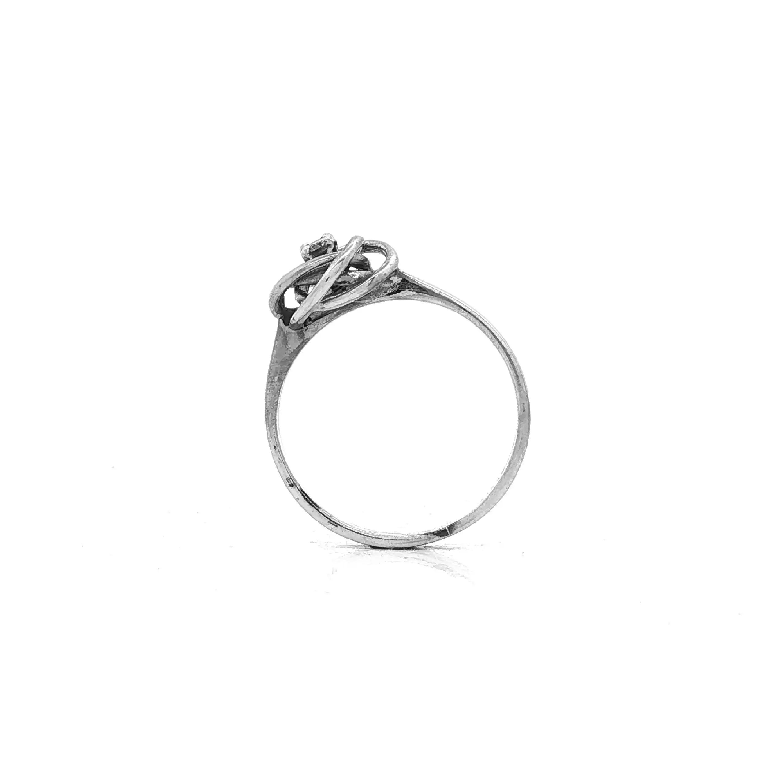 Ring Weißgold mit Solitär Brillant Ring Weißgold mit Solitär Brillant