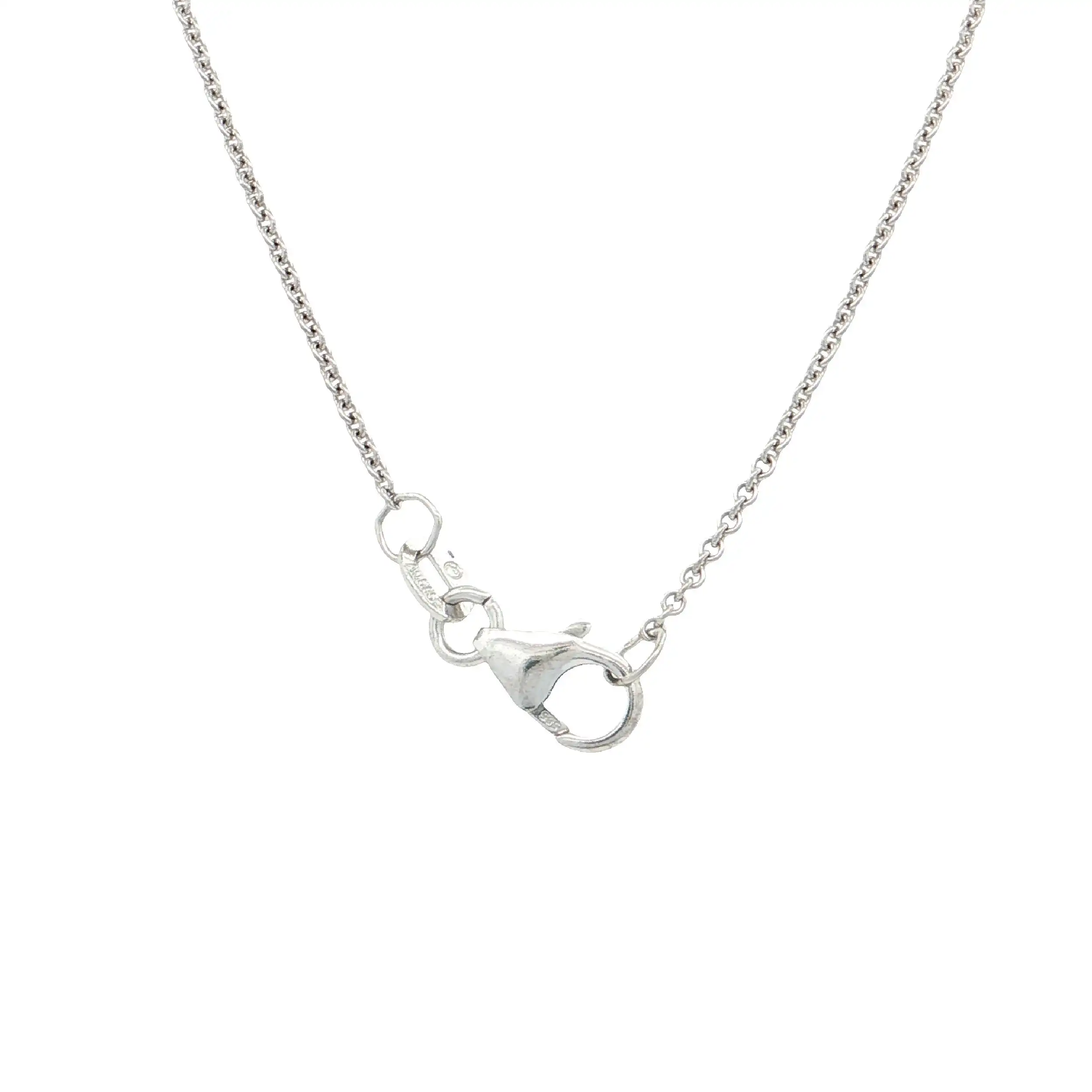 Ankercollier Weißgold mit Zirkonia