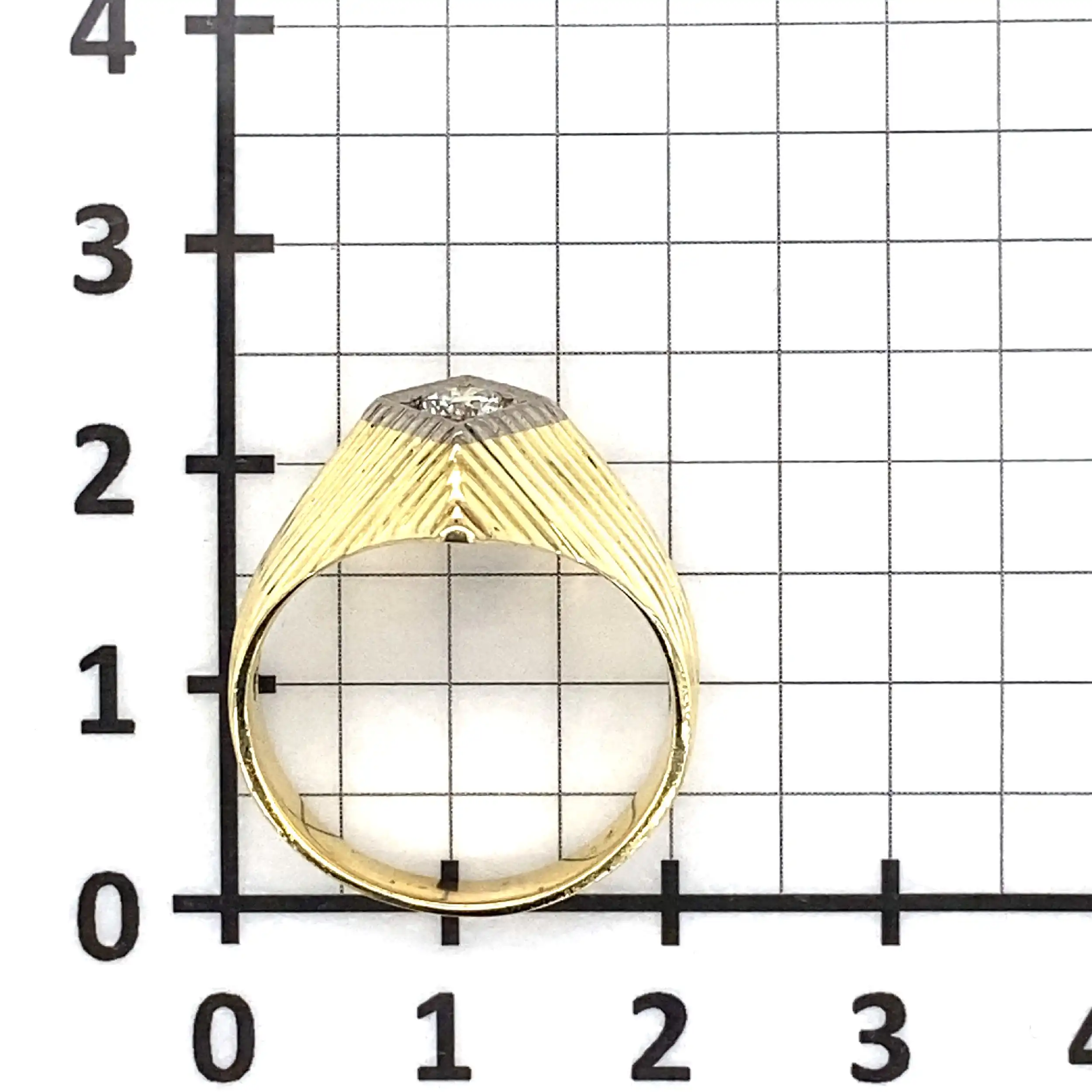Ring Gelbgold mit Solitär Brillant Ring Gelbgold mit Solitär Brillant