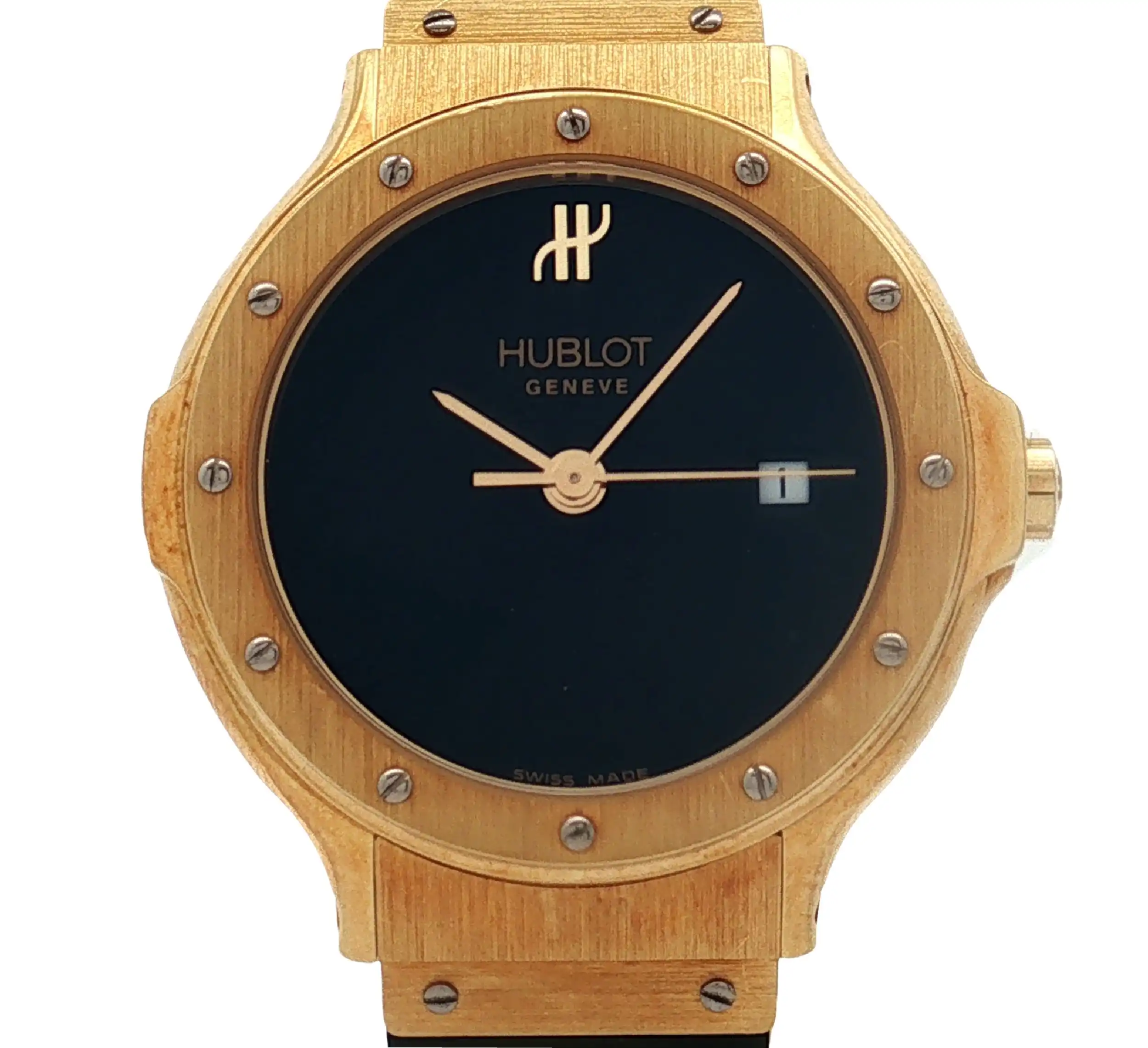 Damenuhr Hublot Geneve Classic 1394.3 Quarz sehr kurzes Band Damenuhr Hublot Geneve Classic 1394.3 Quarz sehr kurzes Band