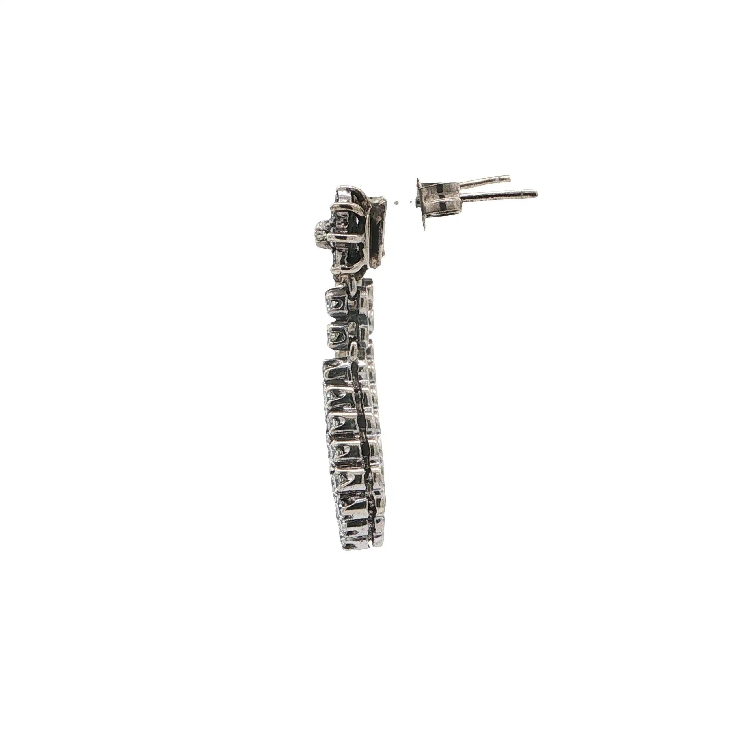 Ohrstecker Weißgold mit Diamanten