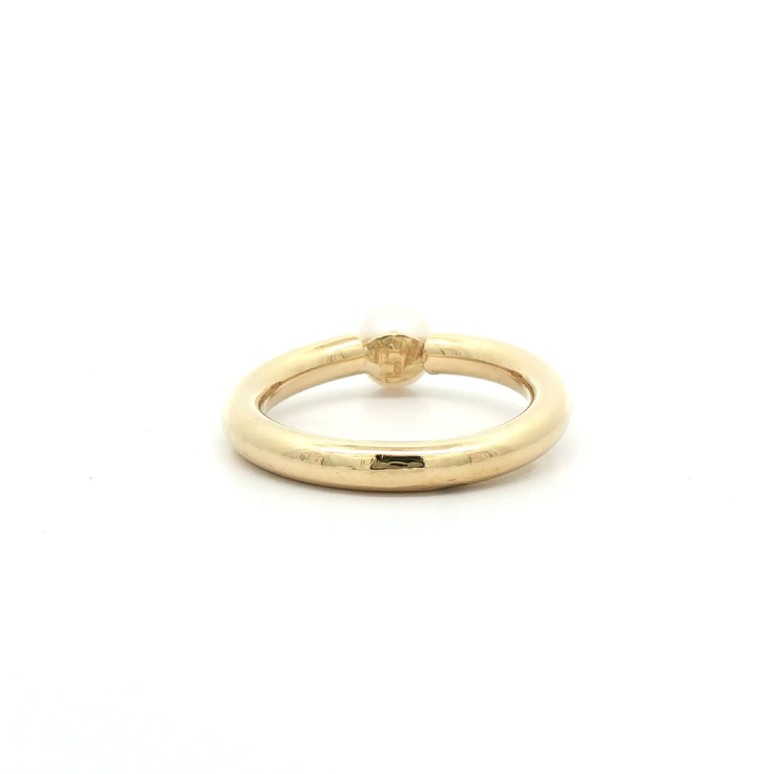 Ring Gelbgold mit Perle Ring Gelbgold mit Perle