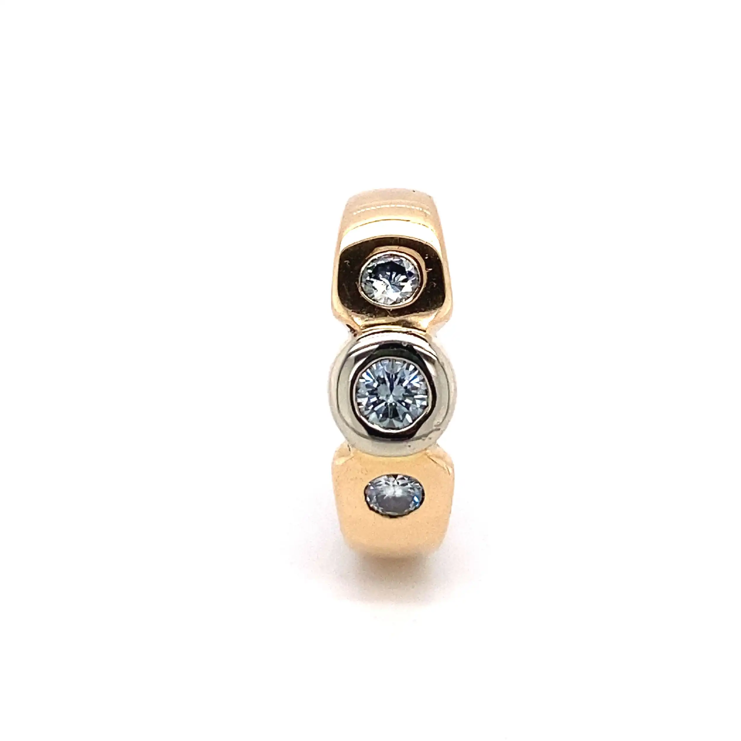 Ring Bicolor mit Brillanten