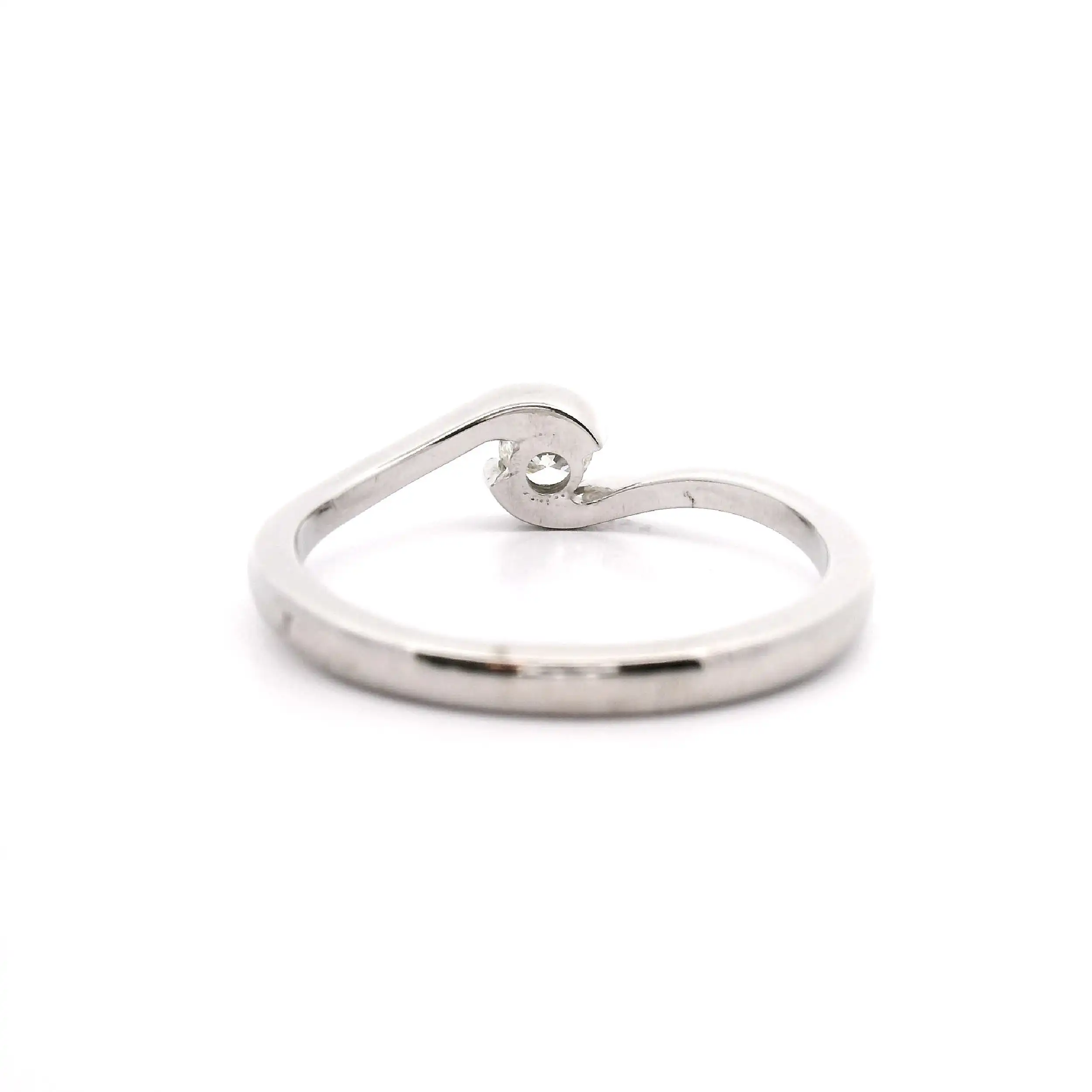 Ring Weißgold mit Brillant-Solitär Ring Weißgold mit Brillant-Solitär