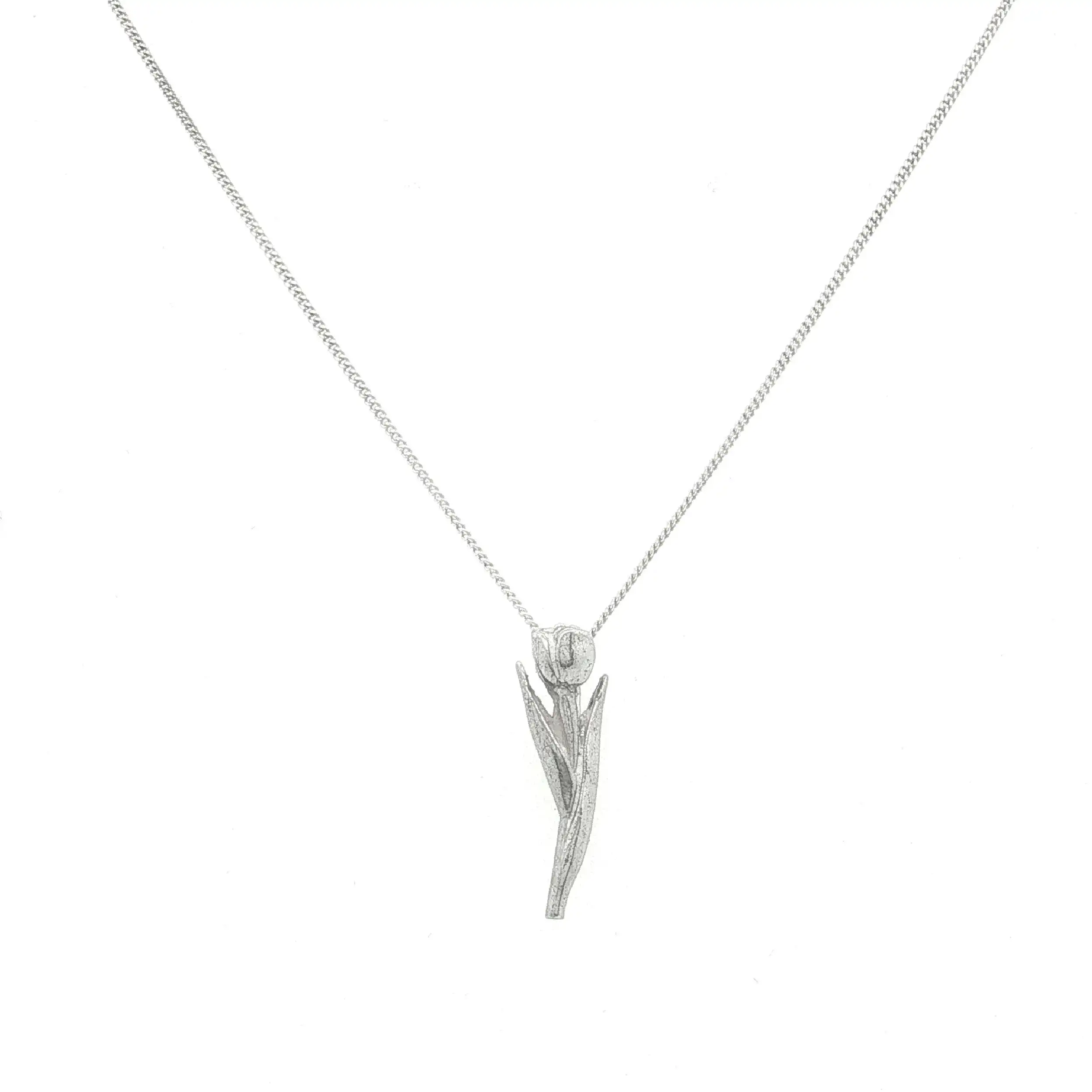 Kette mit Anhänger Tulpe Kette mit Anhänger Tulpe