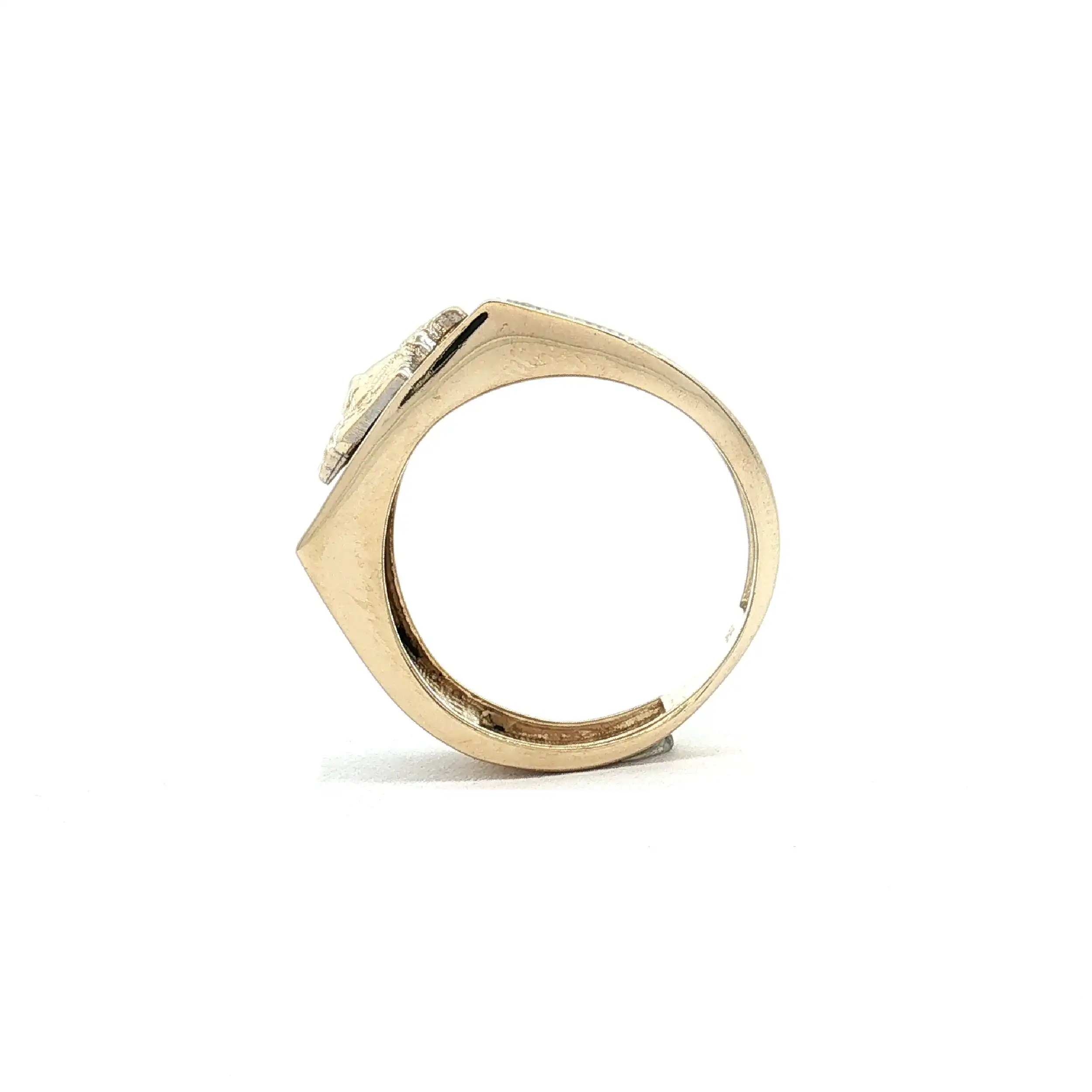 Ring Bicolor mit Zirkonia