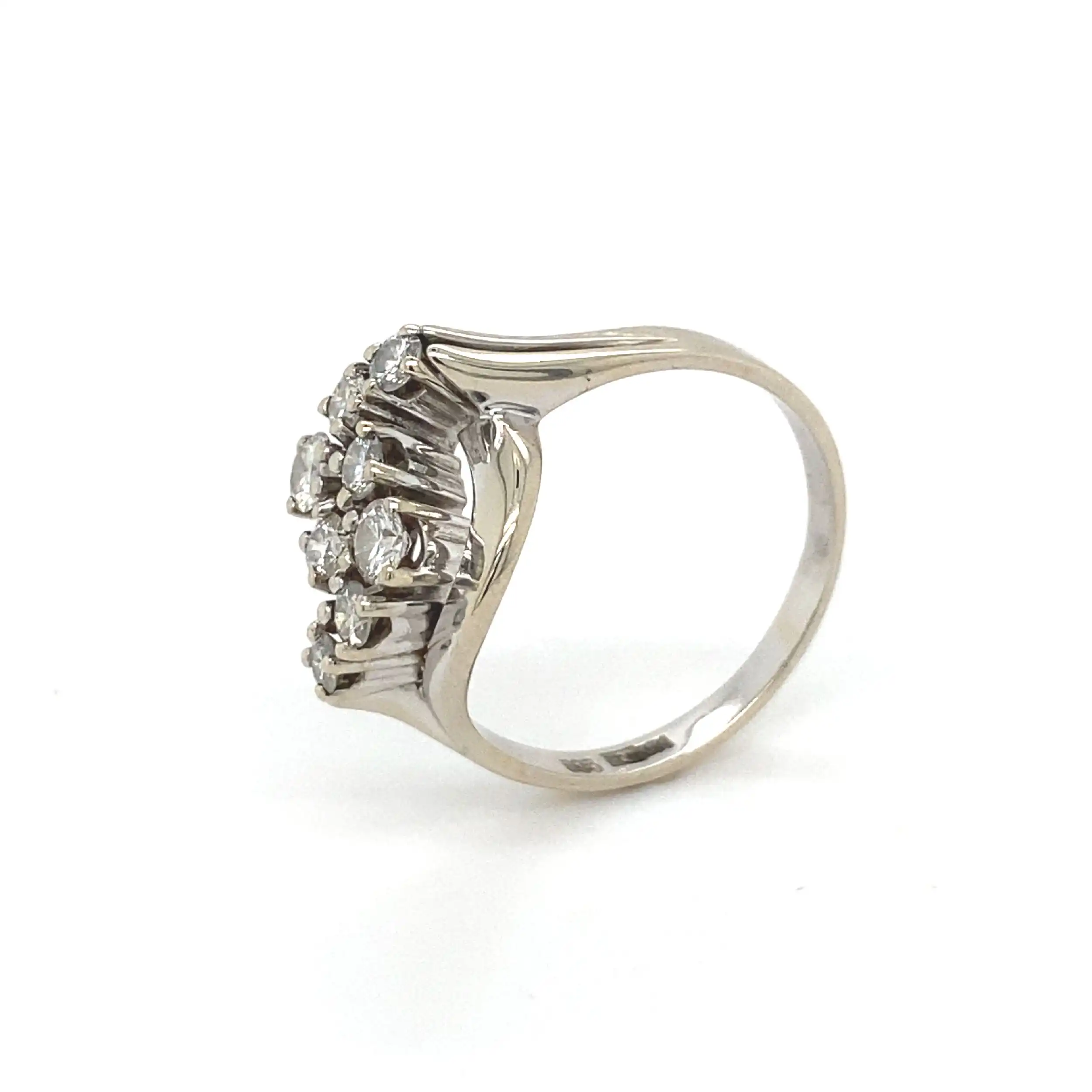 Ring Weißgold mit Brillanten Ring Weißgold mit Brillanten