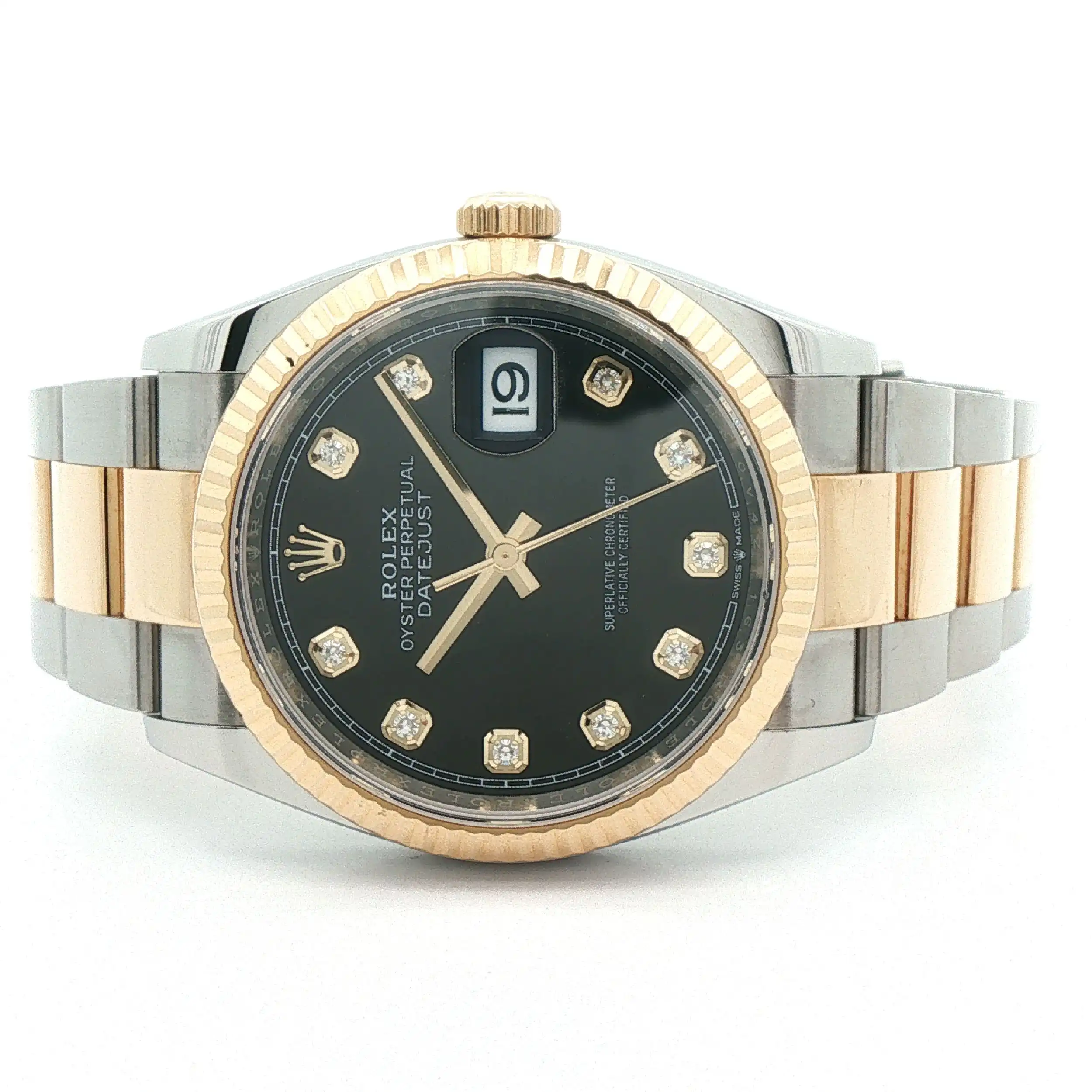 Damenuhr Rolex Datejust Bicolor mit Diamant Ziffernblatt Damenuhr Rolex Datejust Bicolor mit Diamant Ziffernblatt