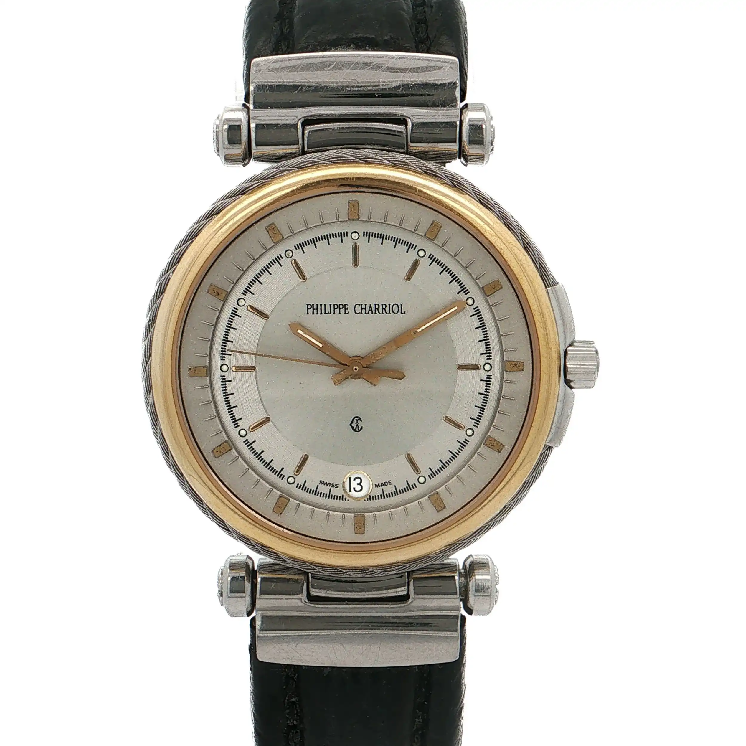Herrenuhr Philippe Charriol mit Ersatzarmbändern