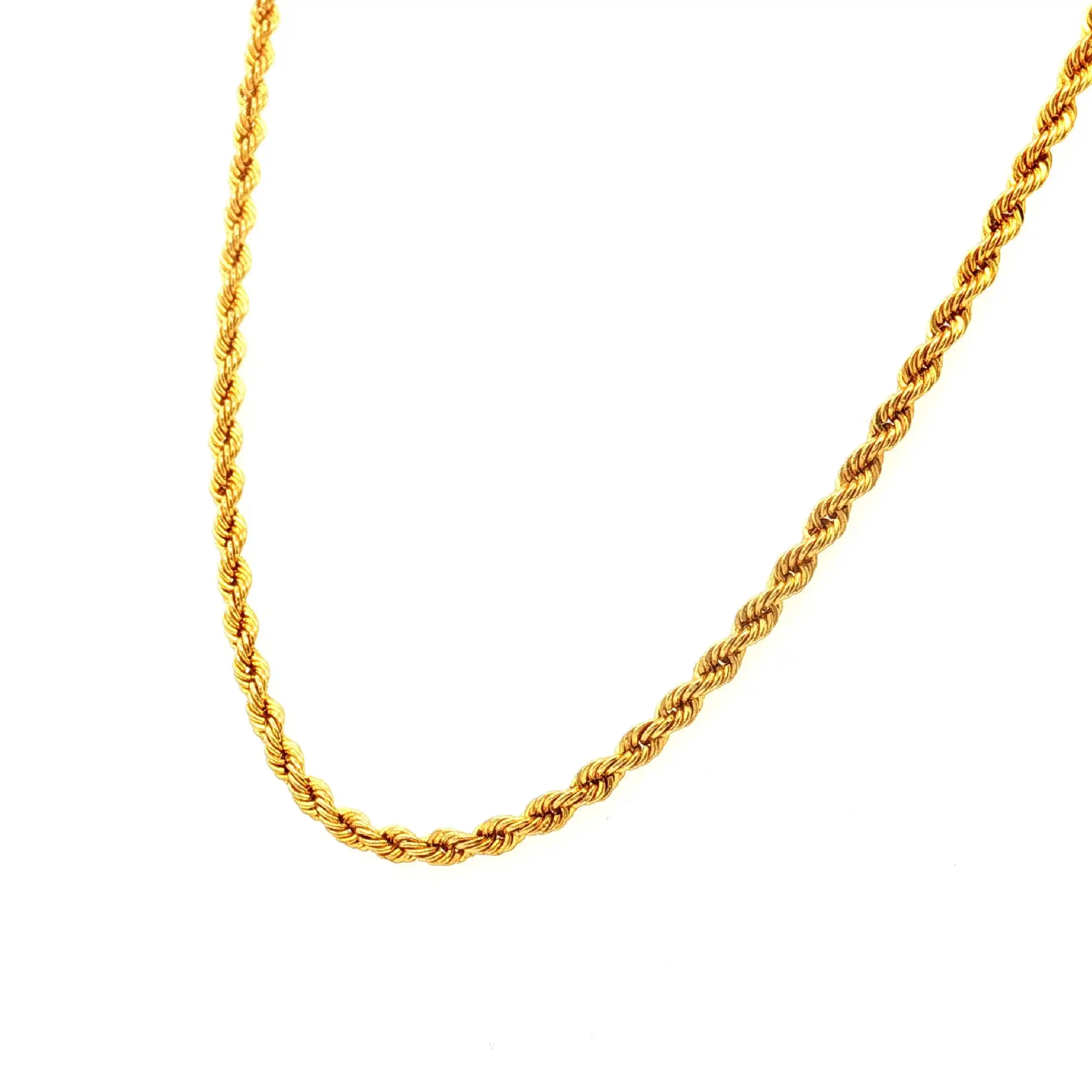 Kette gedreht Gelbgold