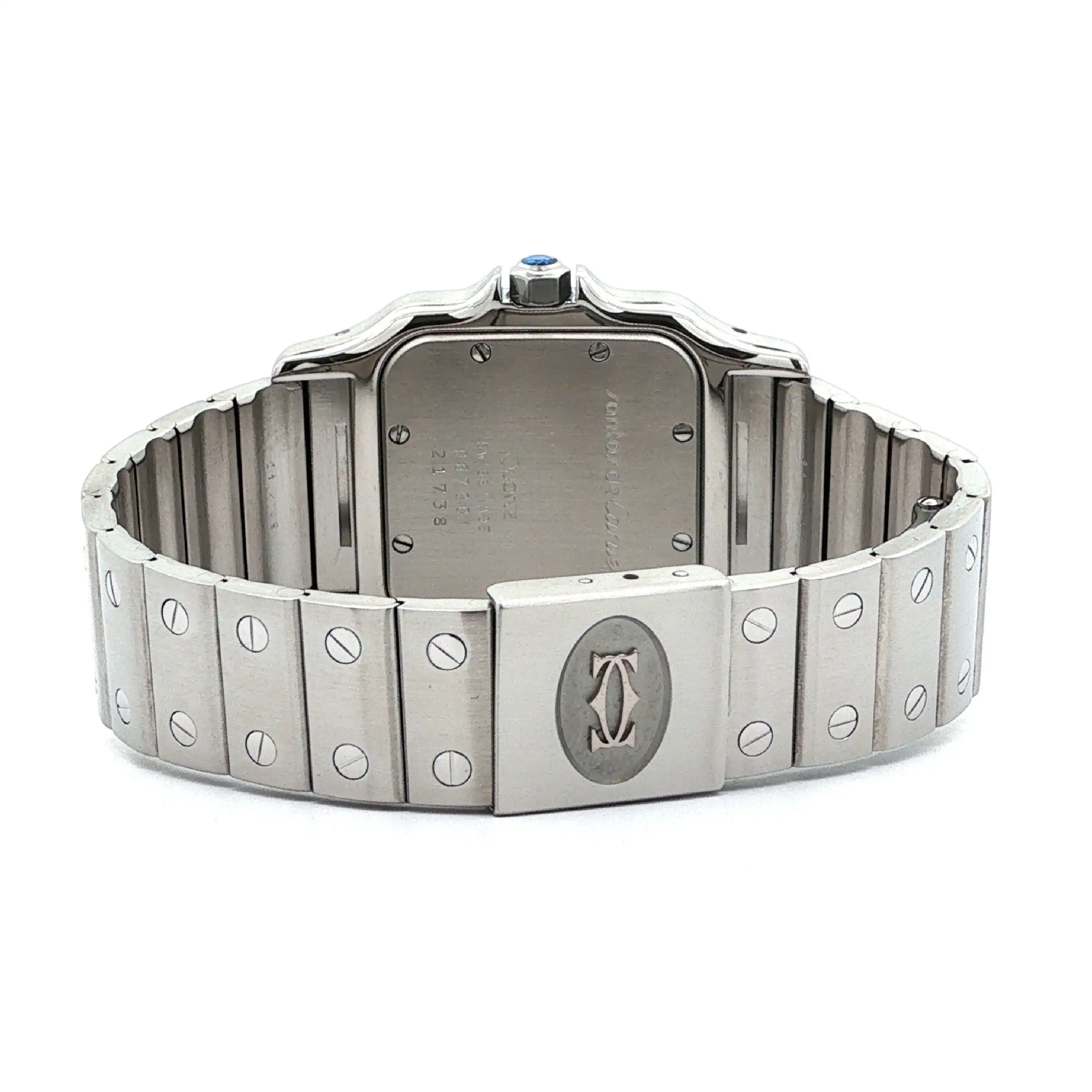 Damenuhr Cartier Santos Galbée Damenuhr Cartier Santos Galbée