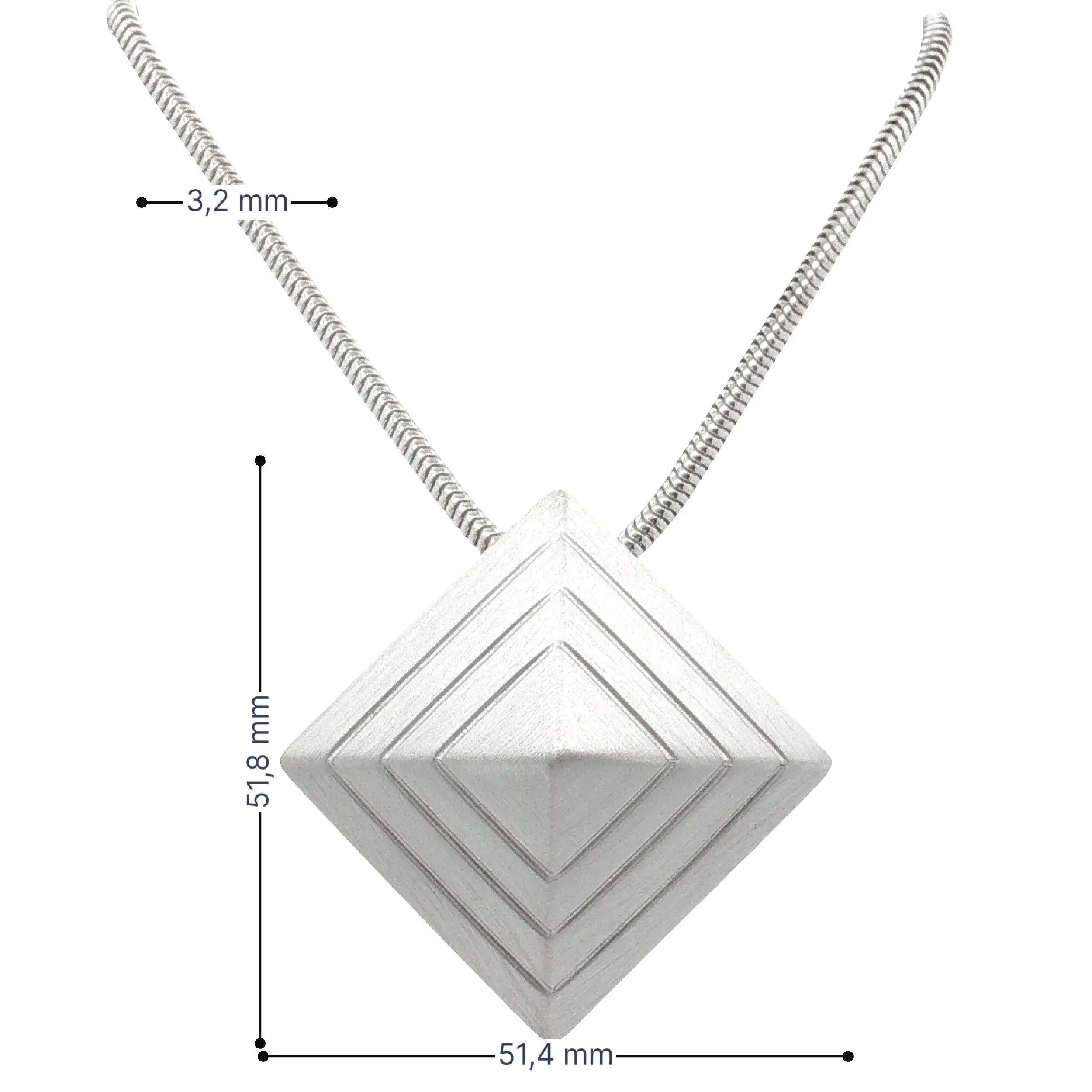 Schlangenkette mit Anhänger Silber Schlangenkette mit Anhänger Silber