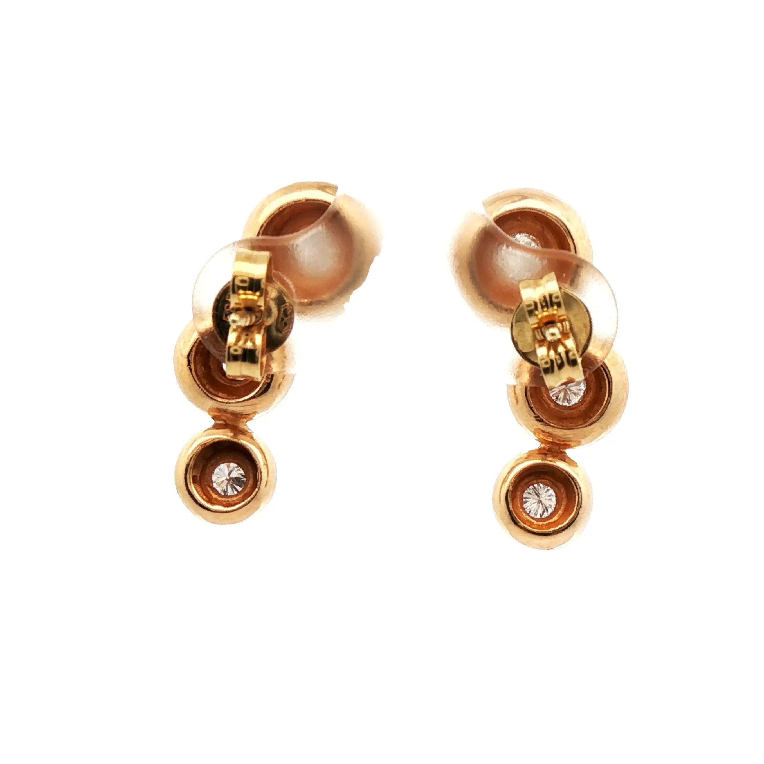 Ohrstecker Gelbgold mit Brillanten