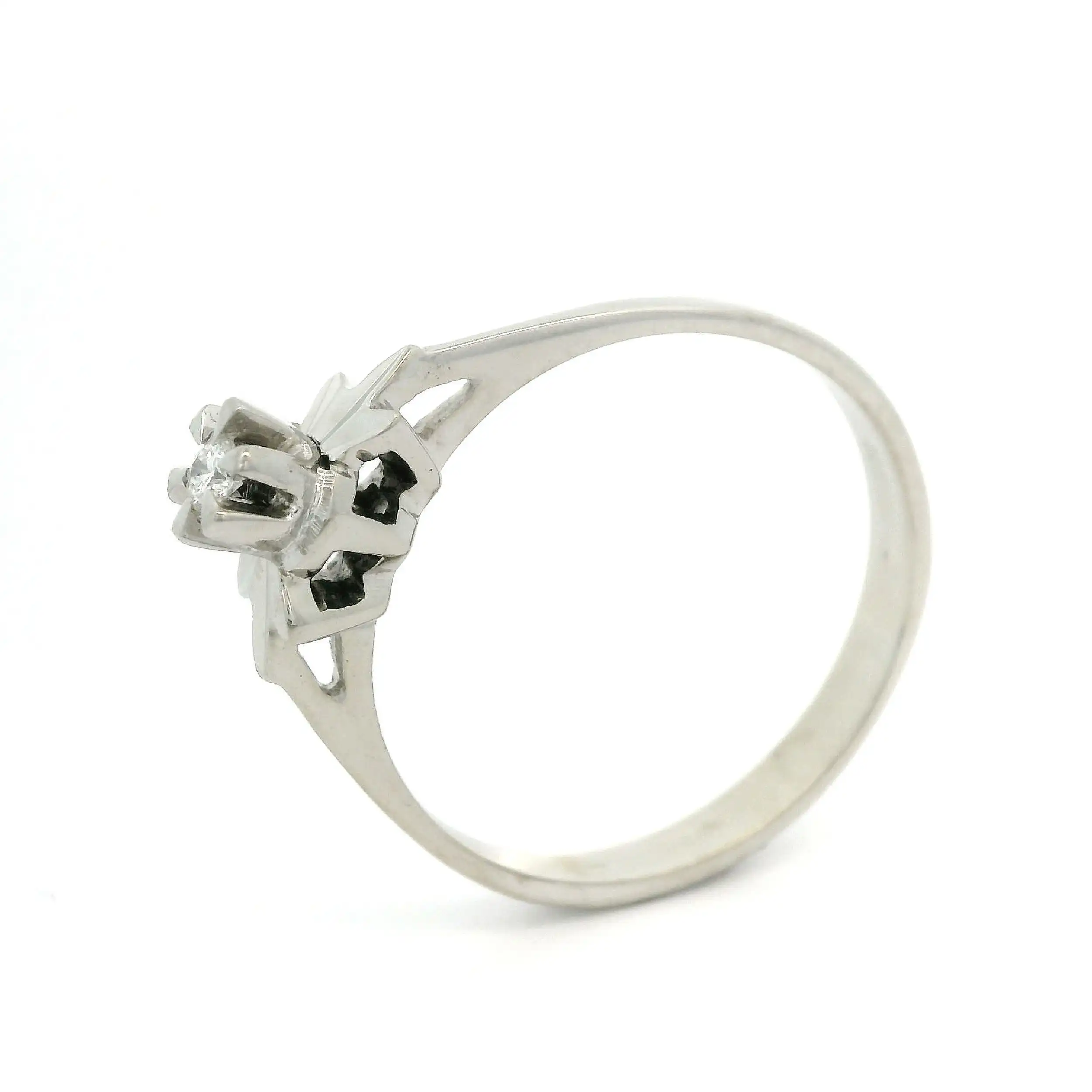 Ring Weißgold mit Brillant
